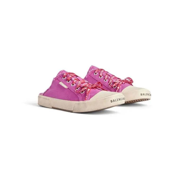 Balenciaga o1tr1nto0725 Paris Mules in Pink Size US 10 / IT 40 - 2 Thumbnail