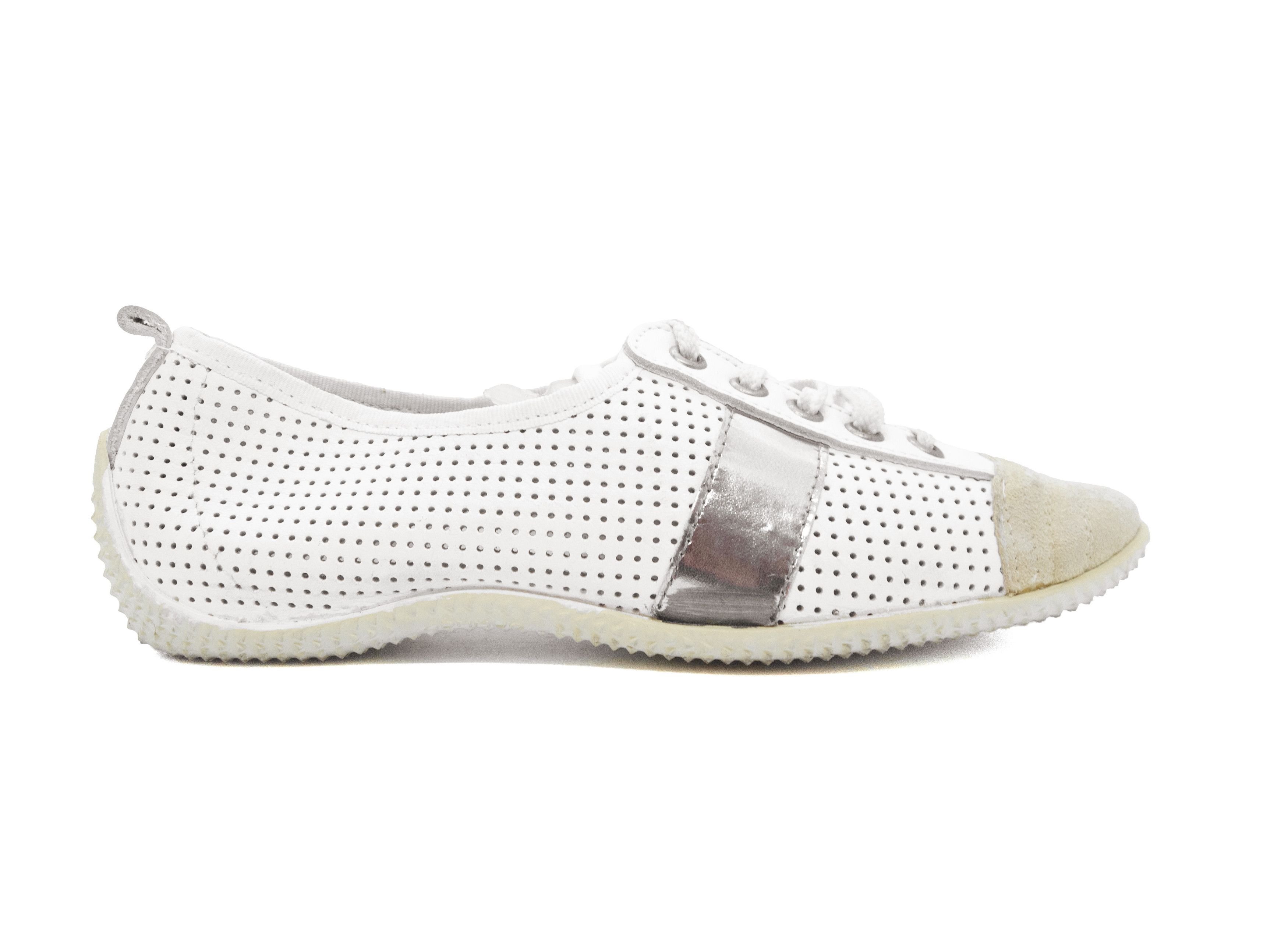 Sonia Rykiel Mesh Leather Low Sneakers Size US 5 / IT 35 - 2 Thumbnail