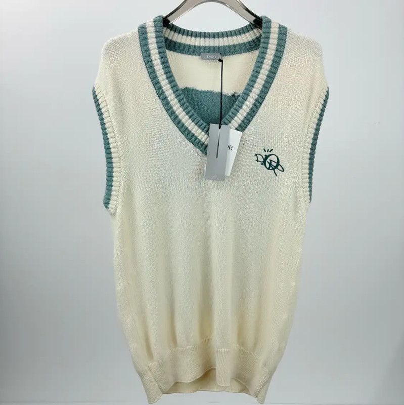 Dior Dior Beige Sleeveless Pullover for Men 0089 Size US XS / EU 42 / 0 - 1 Thumbnail