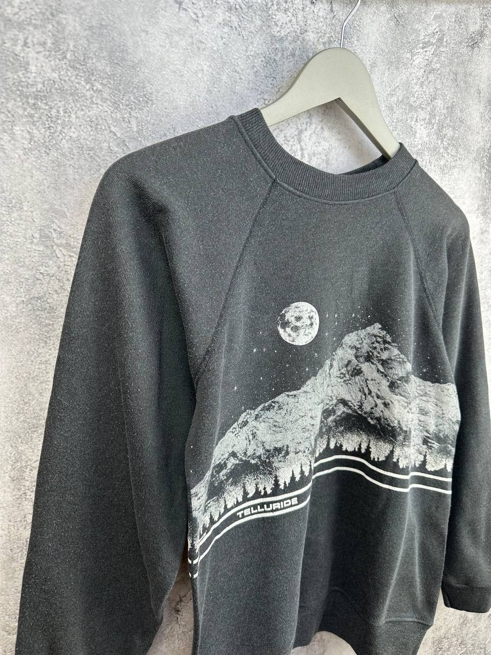 Hanes Vintage 80s Hanes Telluride Graphic Sweatshirt Moon Mountain Size US S / EU 44-46 / 1 - 3 Thumbnail