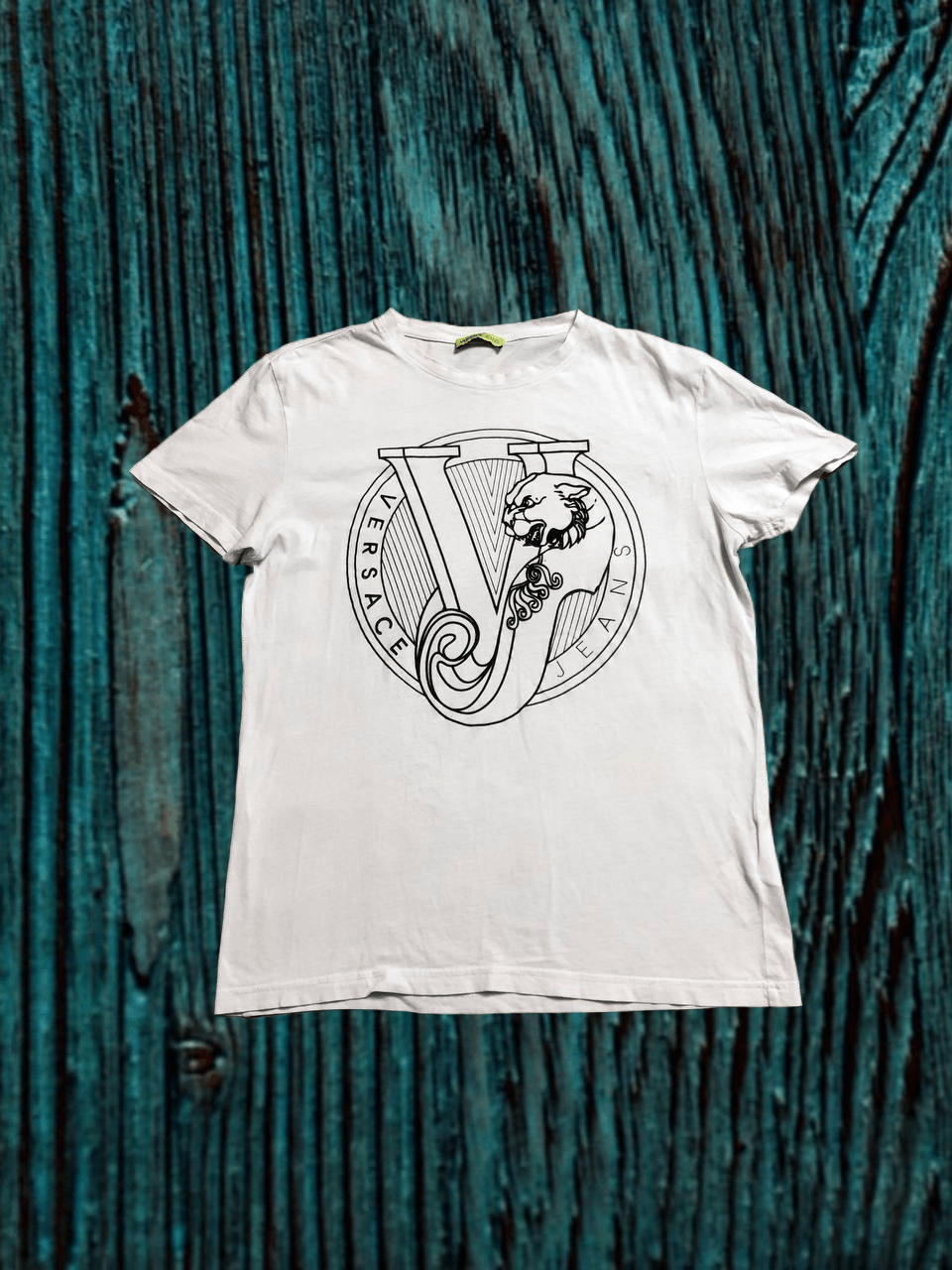 Versace Jeans Couture Versace Jeans Logo White Tee Shirt streetwear Size US M / EU 48-50 / 2 - 1 Thumbnail