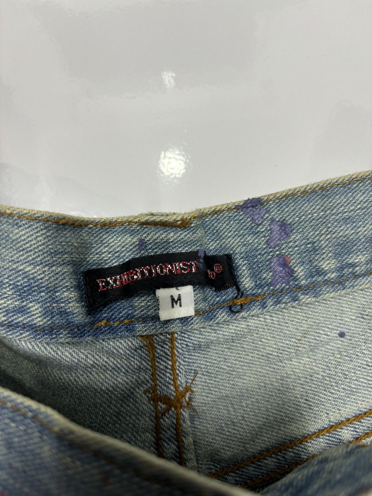 If Six Was Nine × Japanese Brand × Kapital Vintage Exhibitionist Patchwork Boro Sashiko Distress Denim Size US 32 / EU 48 - 10 Thumbnail