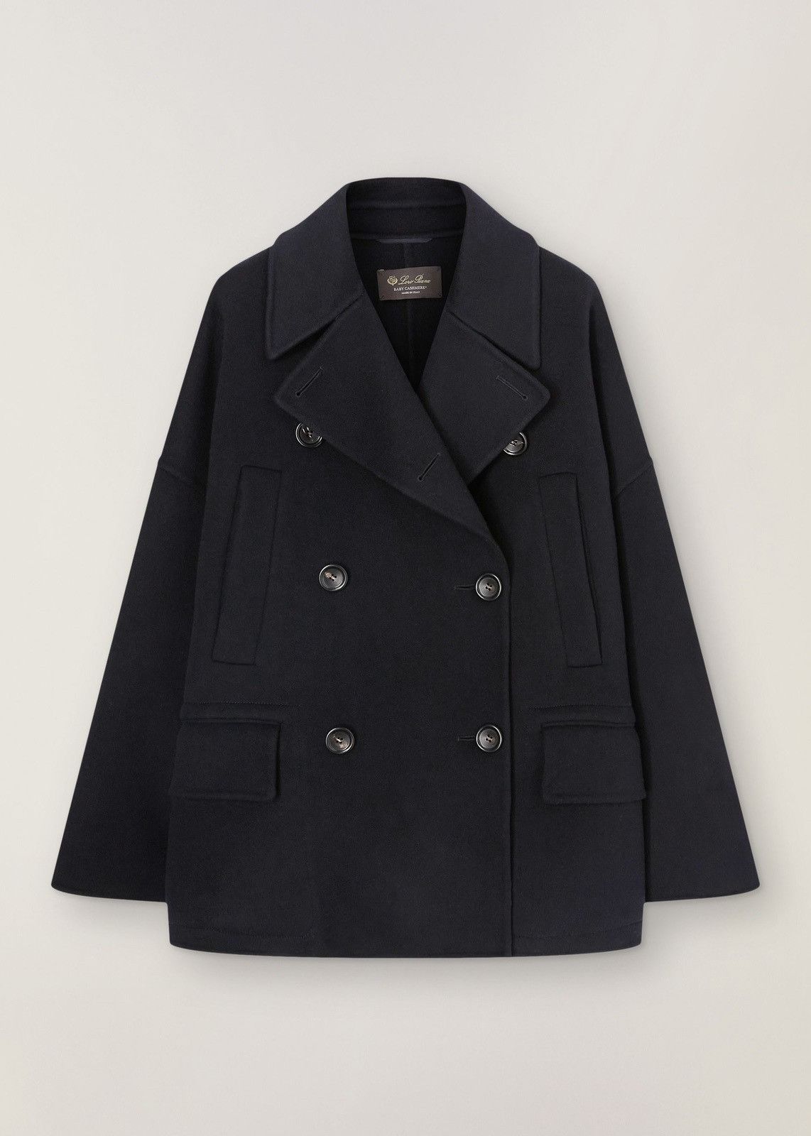 image of Loro Piana O1Loc1C0124 Peacoat In Navy, Women's (Size Small)
