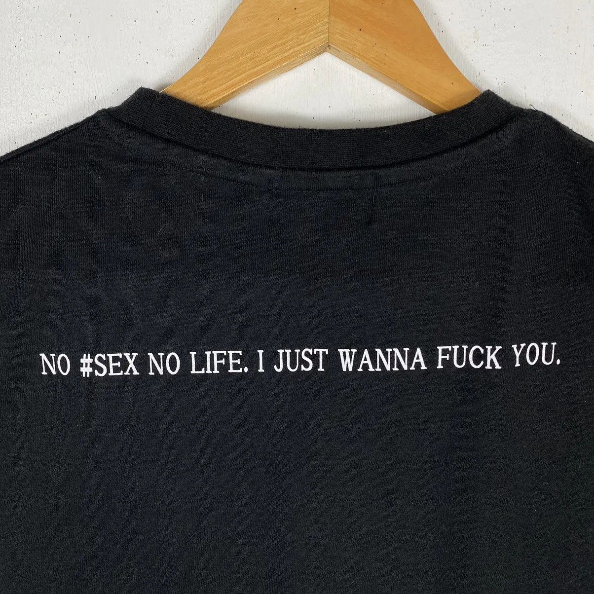 Japanese Brand ATELIER SAB MEN "I JUST WANNA F*CK WITH YOU" WORDING TEE Size US M / EU 48-50 / 2 - 7 Thumbnail