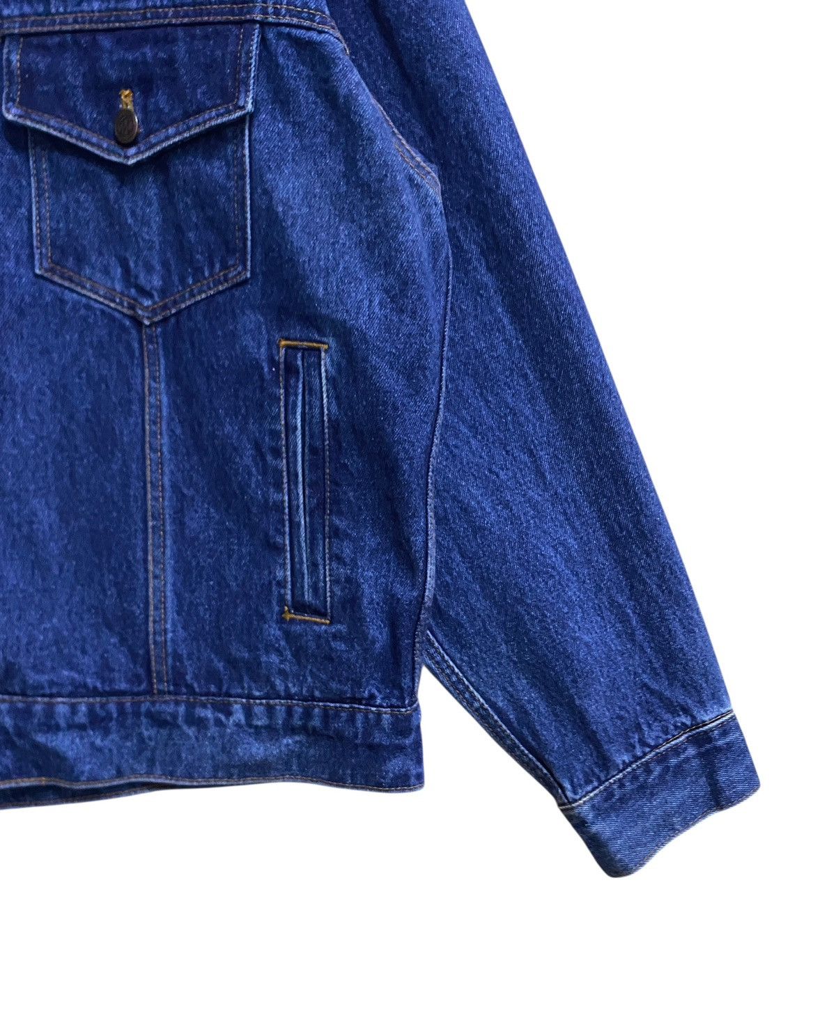 Marlboro Vintage Brand Marlboro Leather Denim Trucker Jacket 1990s Size US M / EU 48-50 / 2 - 4 Thumbnail