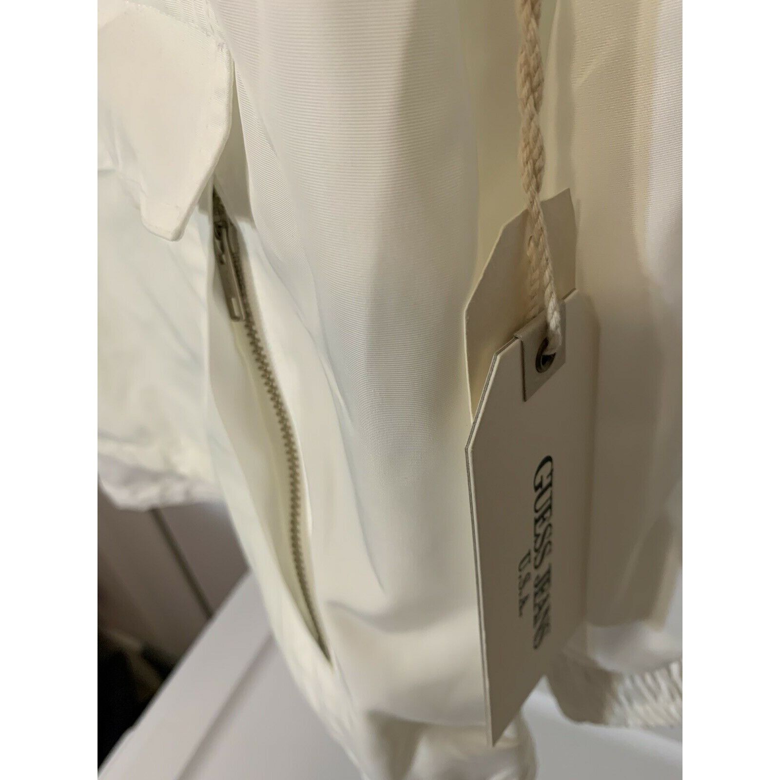 Guess Guess x Sean wotherspoon 1/4 Zip Men’s Jacket Sz M White Gra Size US M / EU 48-50 / 2 - 11 Thumbnail