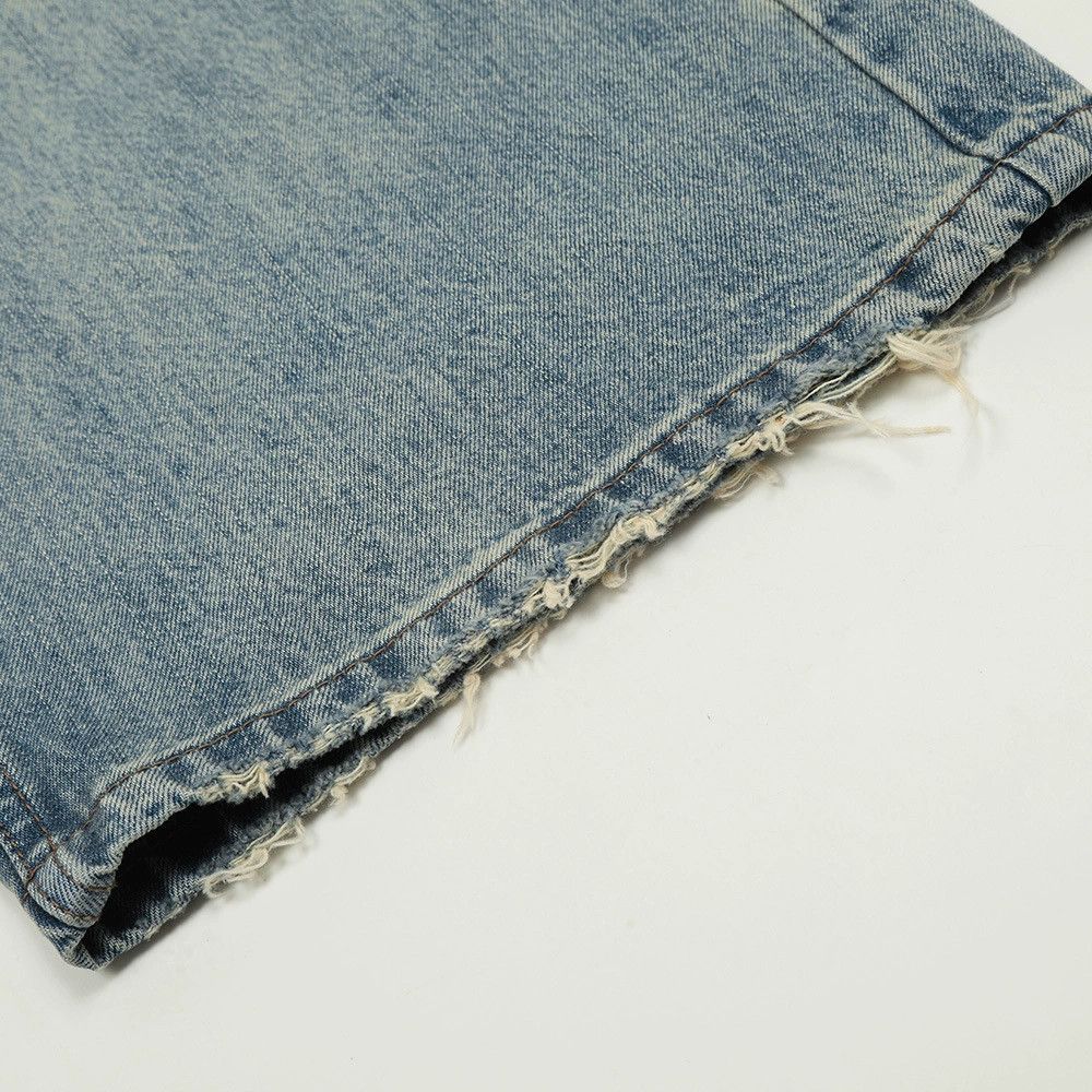 Jean Men's punk vintage distressed washed jeans Size US 32 / EU 48 - 6 Thumbnail