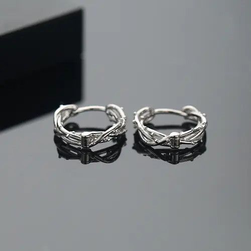 Other Vibe Earrings One Pairs Chrome Jewelry Size ONE SIZE - 4 Thumbnail