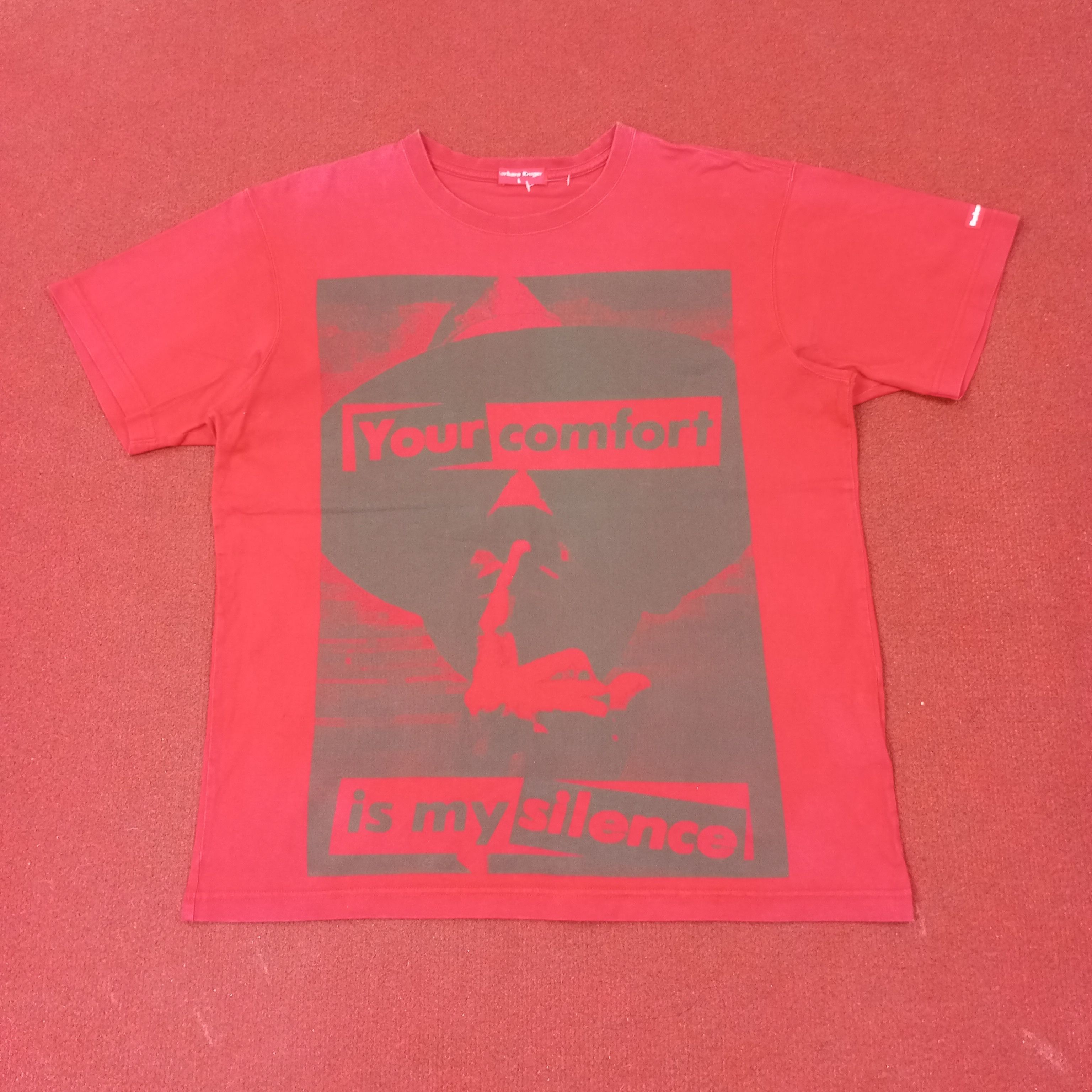 Barbara Kruger Barbara Kruger x Uniqlo Japanese Brand Tshirt c223n20 Size US L / EU 52-54 / 3 - 1 Thumbnail