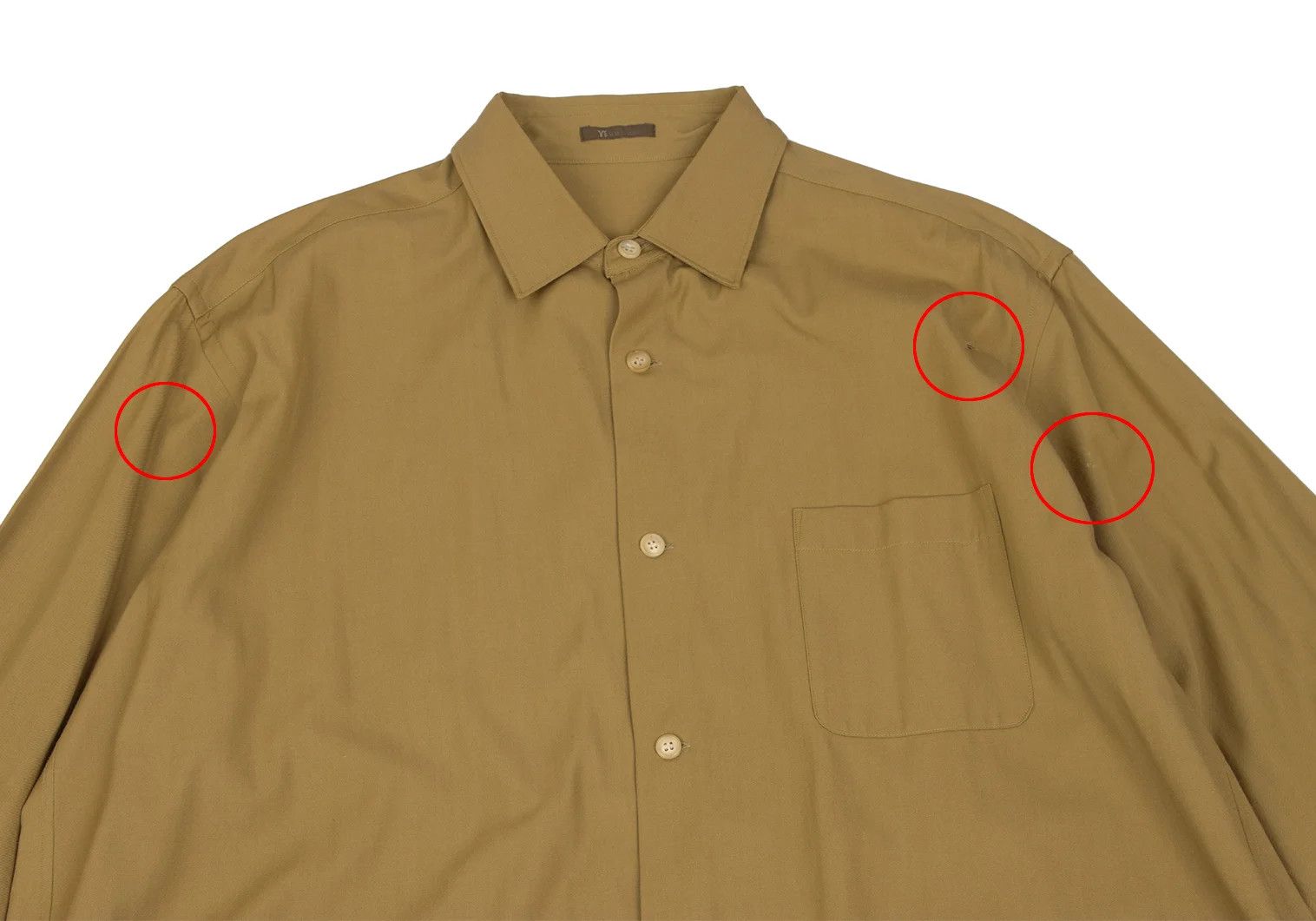 Jean Paul Gaultier Wool Cotton Long Sleeve Shirt in Mustard Size L Size US L / EU 52-54 / 3 - 2 Thumbnail