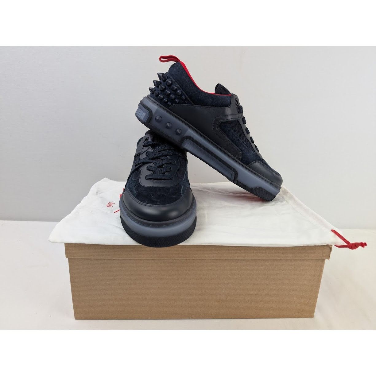 Christian Louboutin o1rshd1 Astro Loubi Flat Sneakers in Marine Size US 10 / EU 43 - 15 Thumbnail