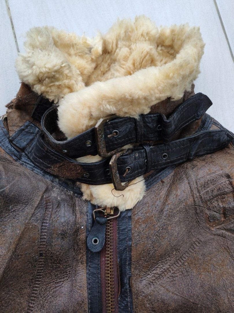Avirex 🔥 Vintage Avirex B-3 Sheepskin Flight Jacket 1986 USA Made Size US M / EU 48-50 / 2 - 2 Thumbnail