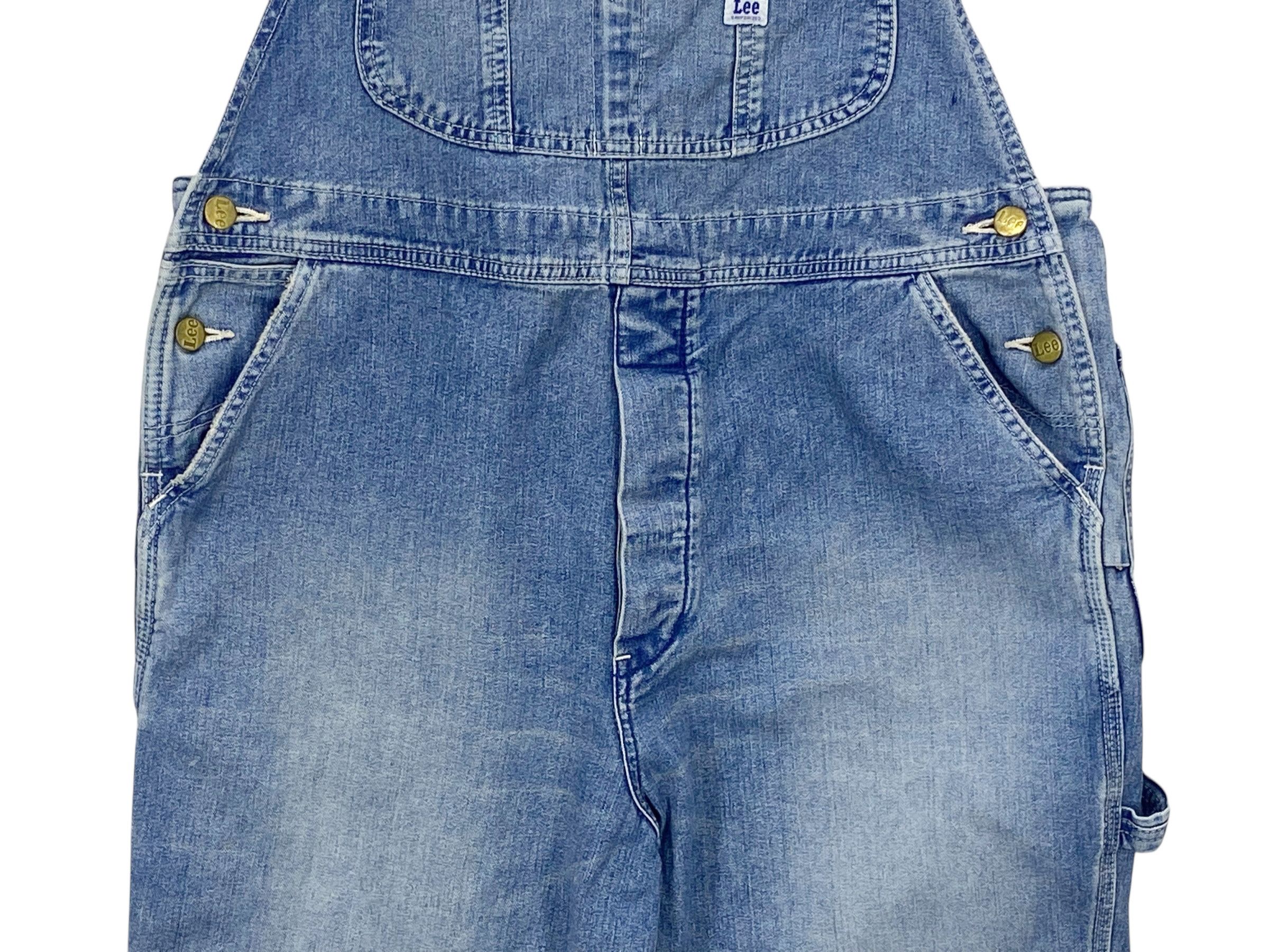 Lee Lee Bib Overalls Workwear Jeans New Age Cowboy Size US 30 / EU 46 - 4 Thumbnail