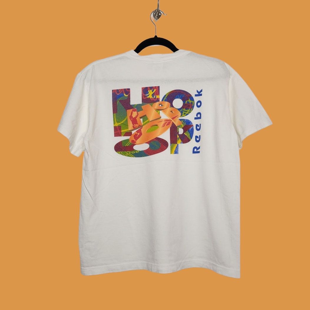 Reebok Vintage Reebok Hoop Basketball Double Sided 90s Hip Hop Size US XL / EU 56 / 4 - 1 Thumbnail