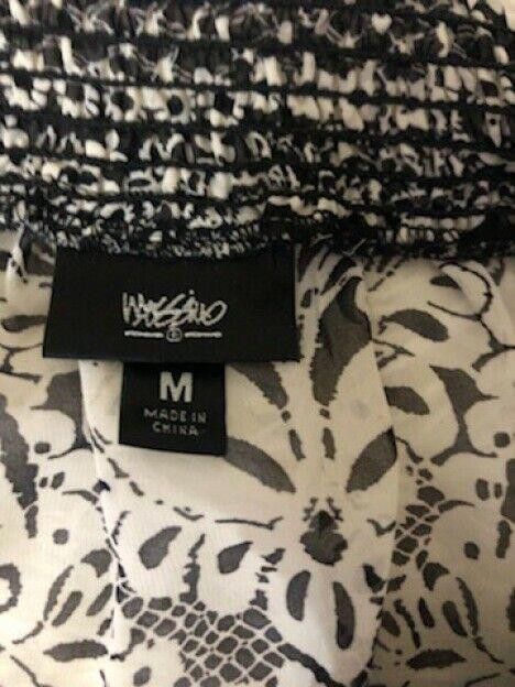 Mossimo Mossimo Top Size Medium Black And White Boho Semi Sheer Size M / US 6-8 / IT 42-44 - 5 Thumbnail