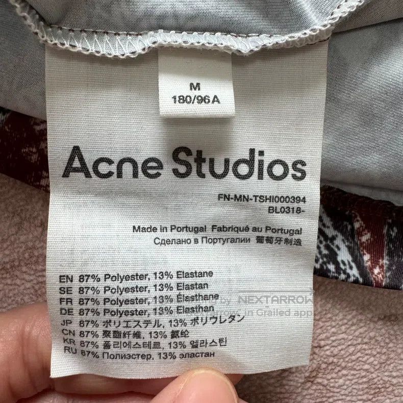 Acne Studios Acne Studios All-Over Printed High-Neck Long Sleeve T-Shir Size US M / EU 48-50 / 2 - 4 Thumbnail