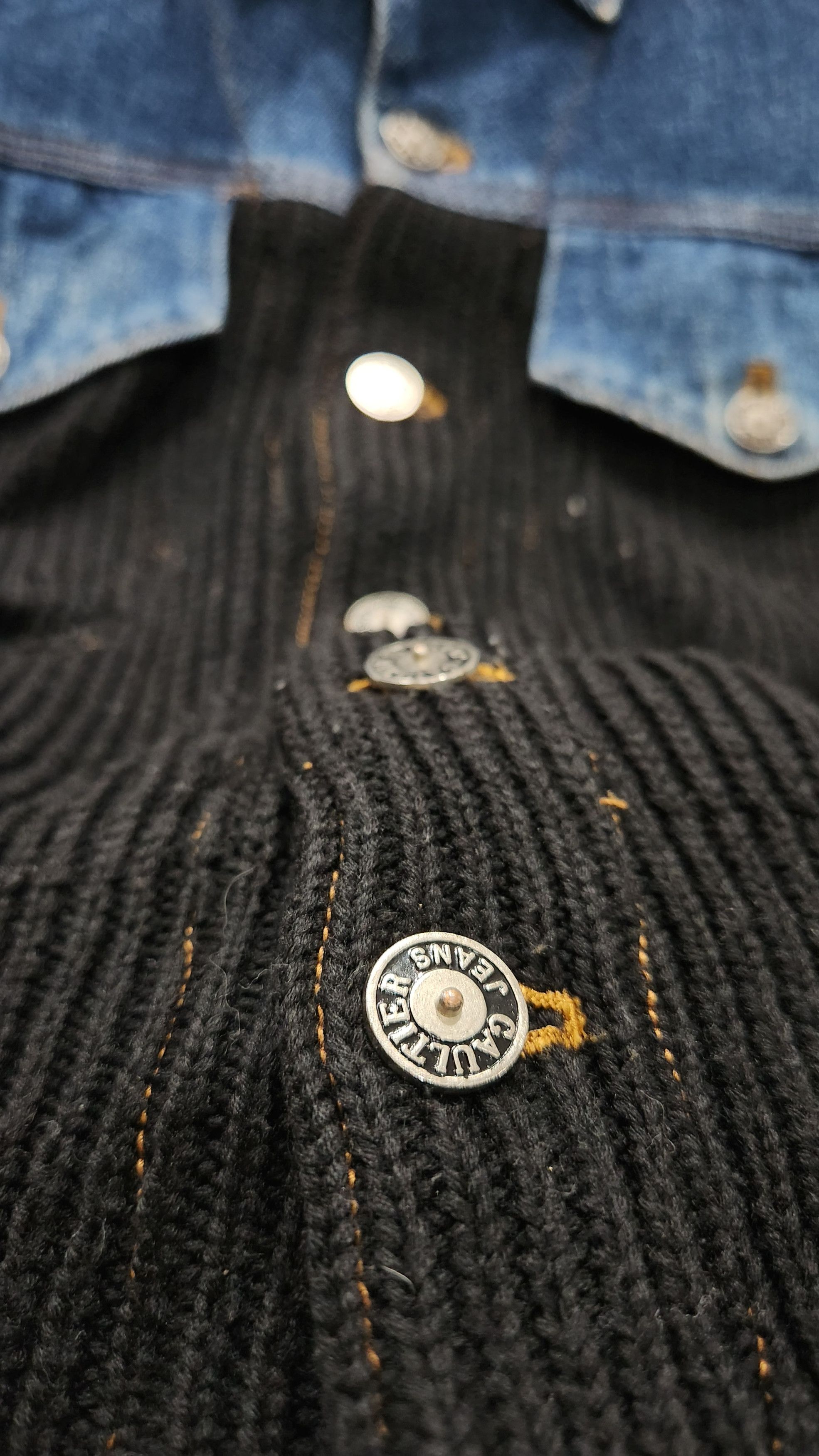 Jean Paul Gaultier JEAN PAUL GAULTIER DENIM JEANS JACKET MIX JNIT Size ONE SIZE - 5 Thumbnail