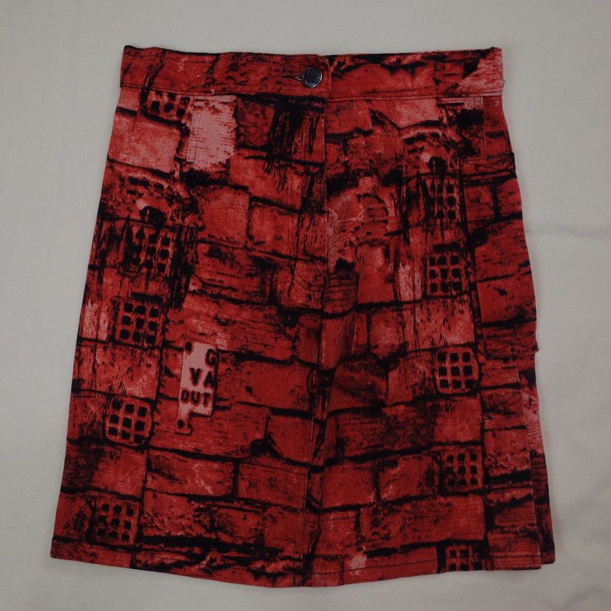 Jean Paul Gaultier AW97 Jean Paul Gaultier Brick Wall Print Top & Skirt Vintage Size ONE SIZE - 7 Thumbnail