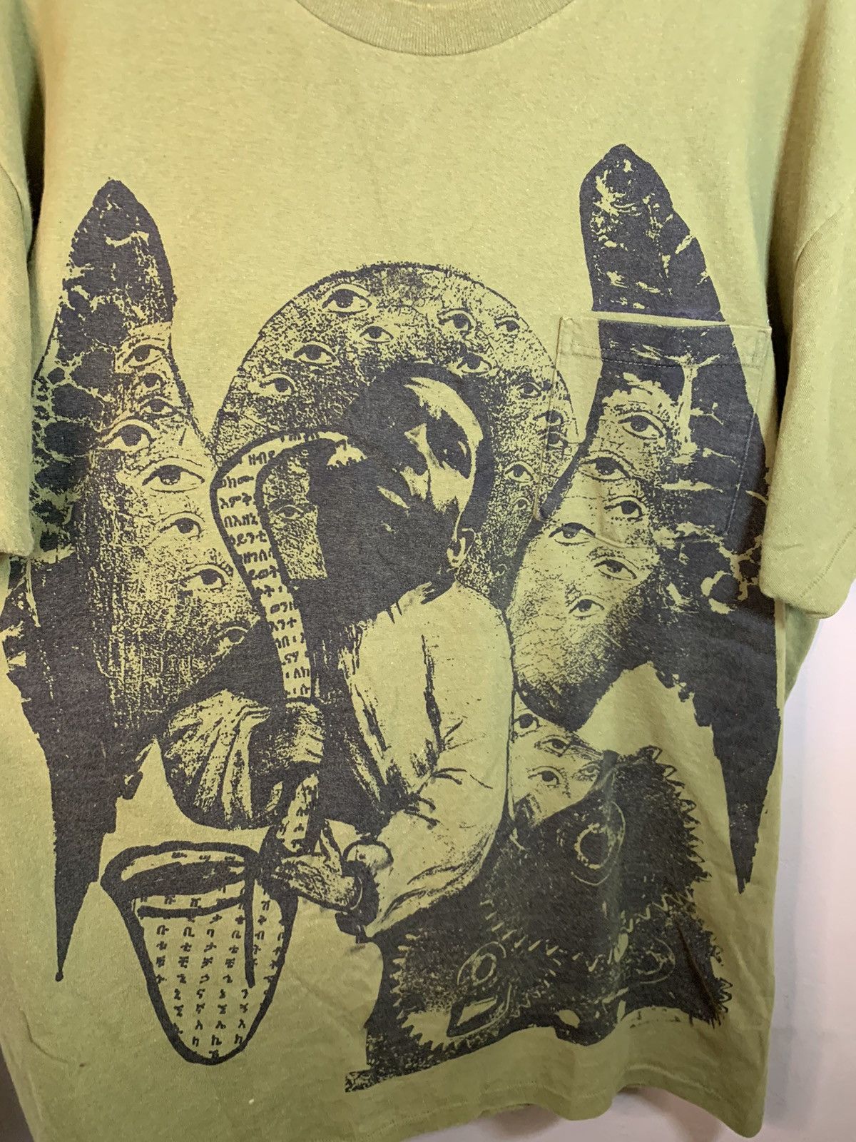 Band Tees × Vintage *RARE* Vintage John Coltrane Jazz Art Single Stitch T-Shirt Size US XL / EU 56 / 4 - 3 Thumbnail