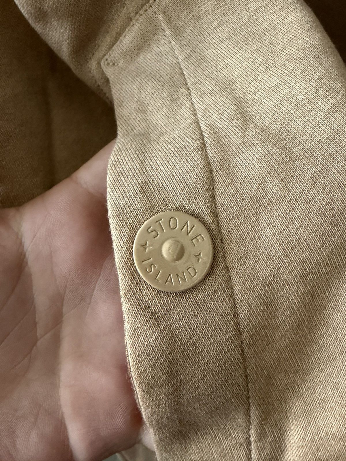 Stone Island × Supreme Stone Island Supreme Hoodie Beige Size US L / EU 52-54 / 3 - 5 Thumbnail