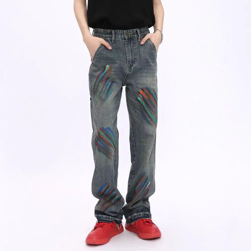 Designer × Japanese Brand Vintage Streetwear Harajuku Loose Casual Pants Size US 33 - 4 Thumbnail