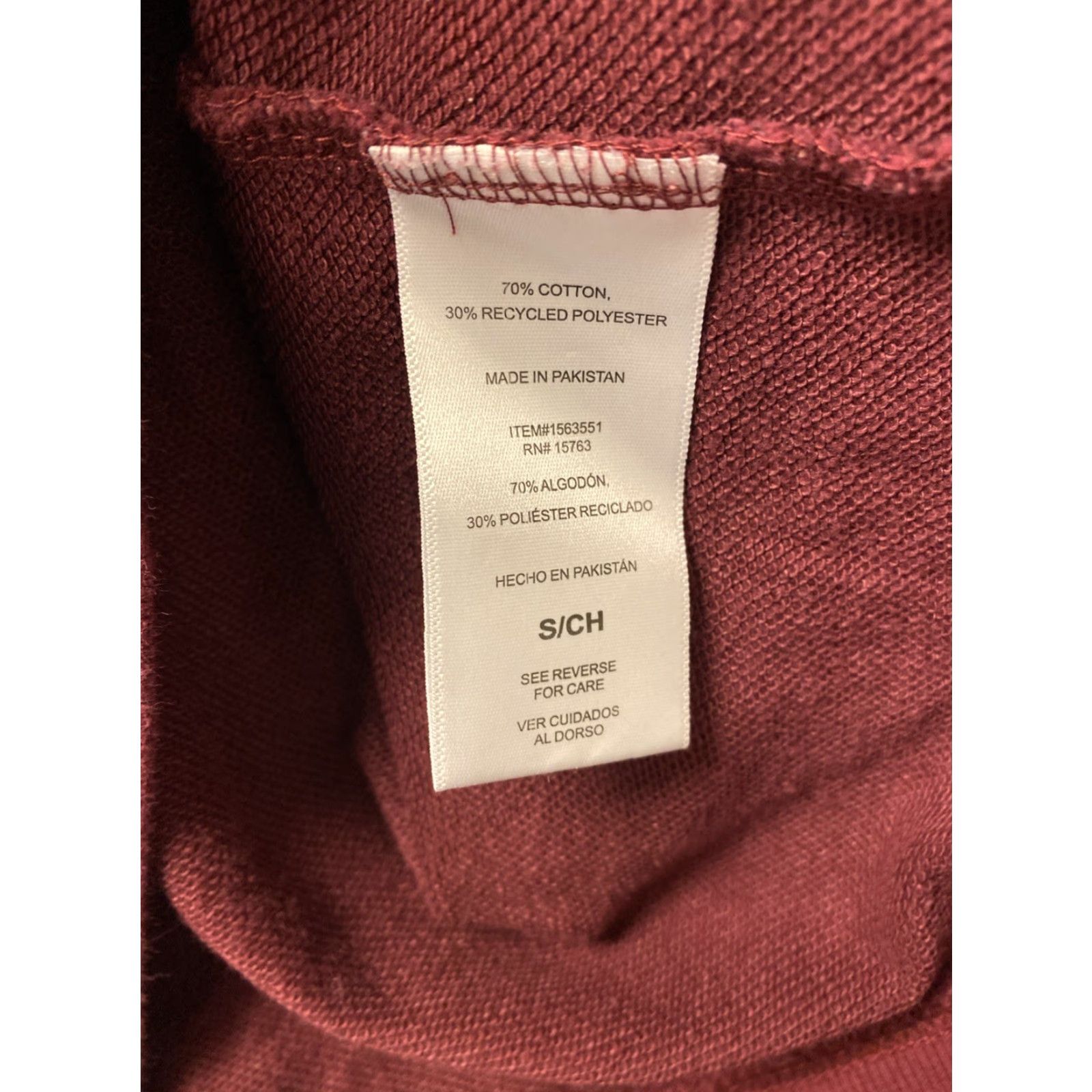 Champion Champion Sweatshirt Men’s S Long Raspberry RED /0238 Shirt Adult Men Size S Red Fleece Pullover Crew Neck Longer Length Size US S / EU 44-46 / 1 - 8 Thumbnail