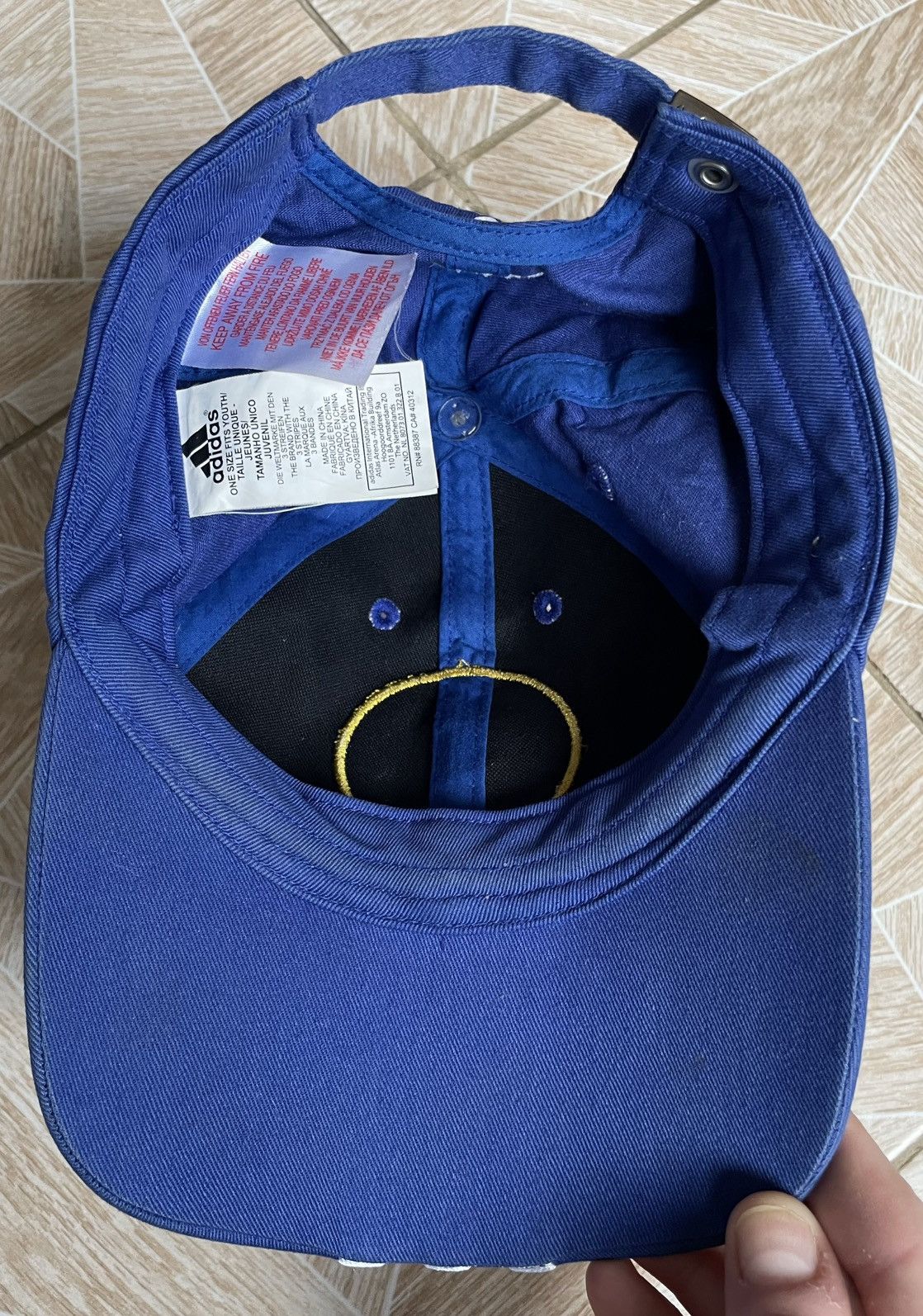 Adidas × Chelsea Soccer × Vintage Rare Drill Y2K Vintage Adidas Chelsea 2010 Football Logo Cap Size ONE SIZE - 8 Thumbnail