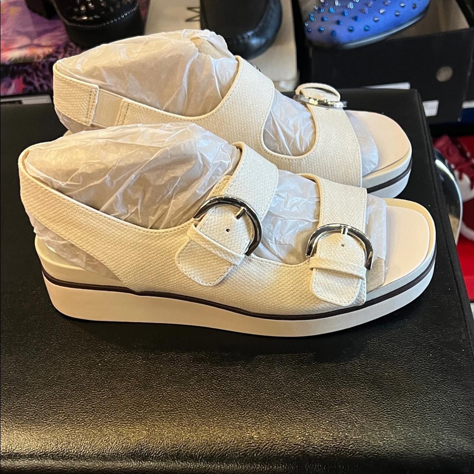 Other Life Stride Elegant Cream Women's Sandals Size US 6 / IT 36 - 4 Thumbnail