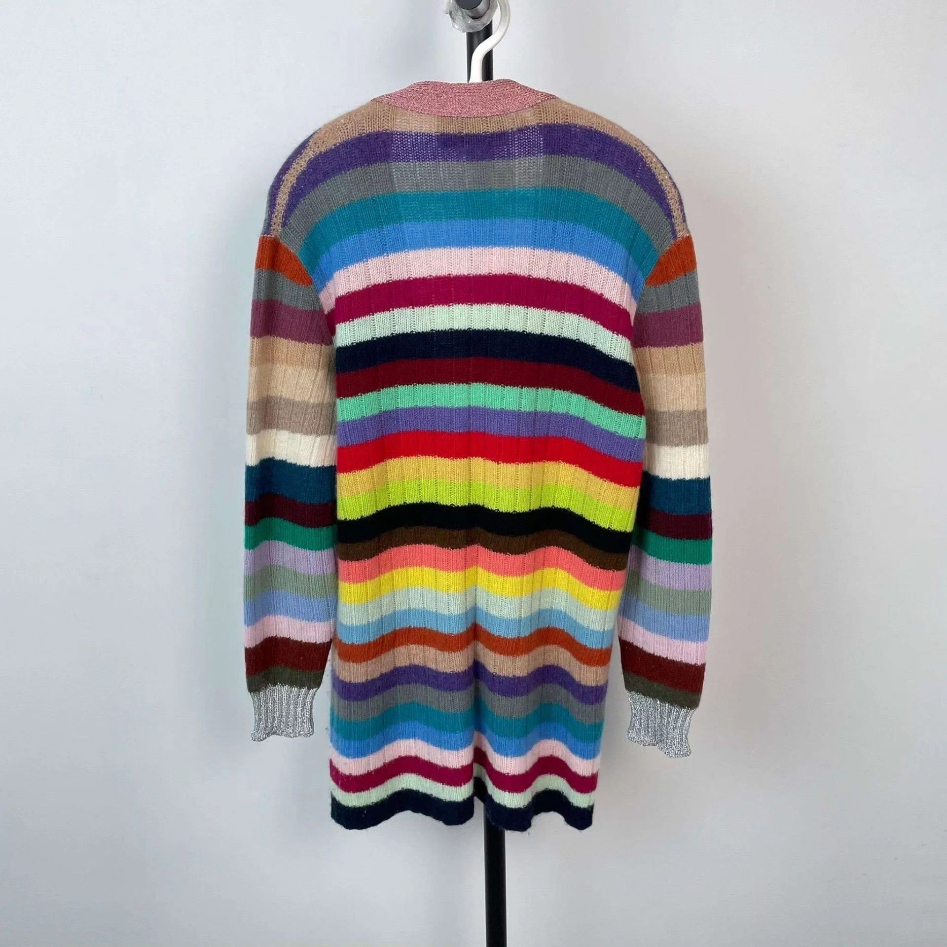 Gucci Gucci colorful knit sweater Size S / US 4 / IT 40 - 2 Thumbnail