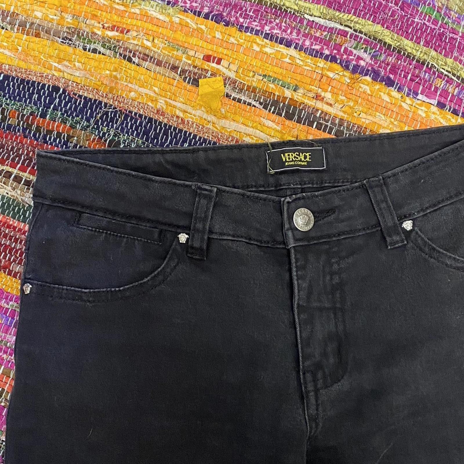 Versace Jeans Couture Versace Jeans Couture Black Studded Women's Jeans Size 30" / US 8 / IT 44 - 7 Thumbnail