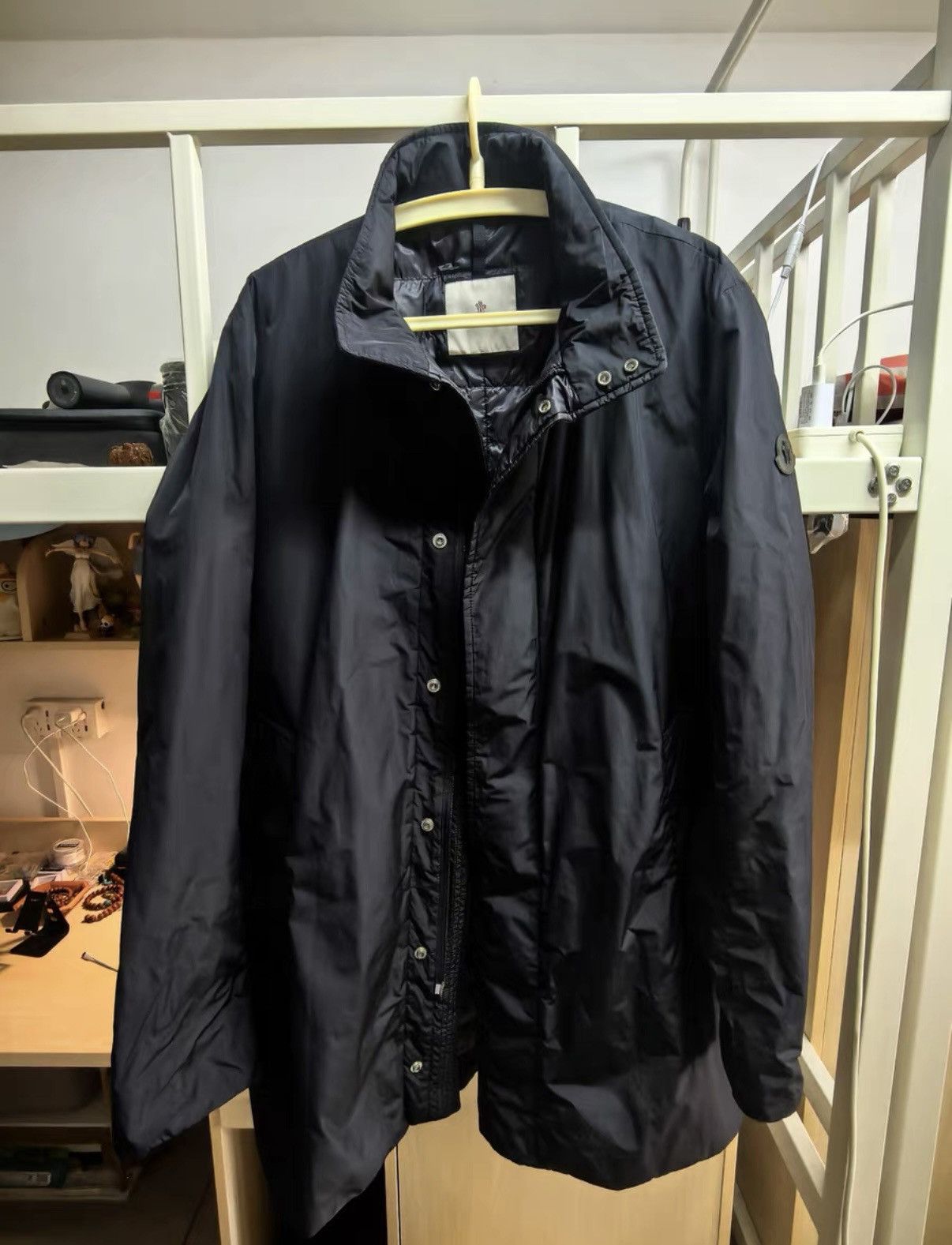 Moncler Moncler Black Down Coat Size US XL / EU 56 / 4 - 2 Thumbnail