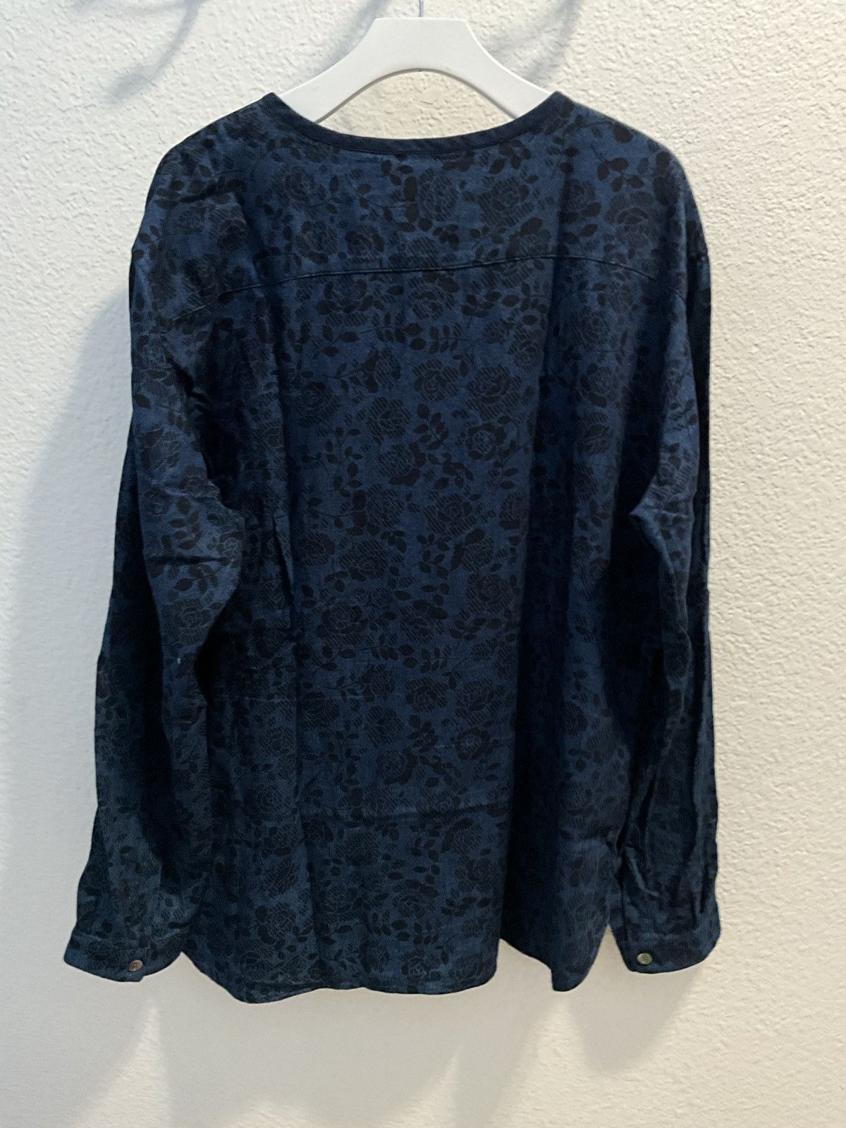 Blue Blue Japan Blue blue japan long sleeves floral Henley Size US XL / EU 56 / 4 - 2 Thumbnail