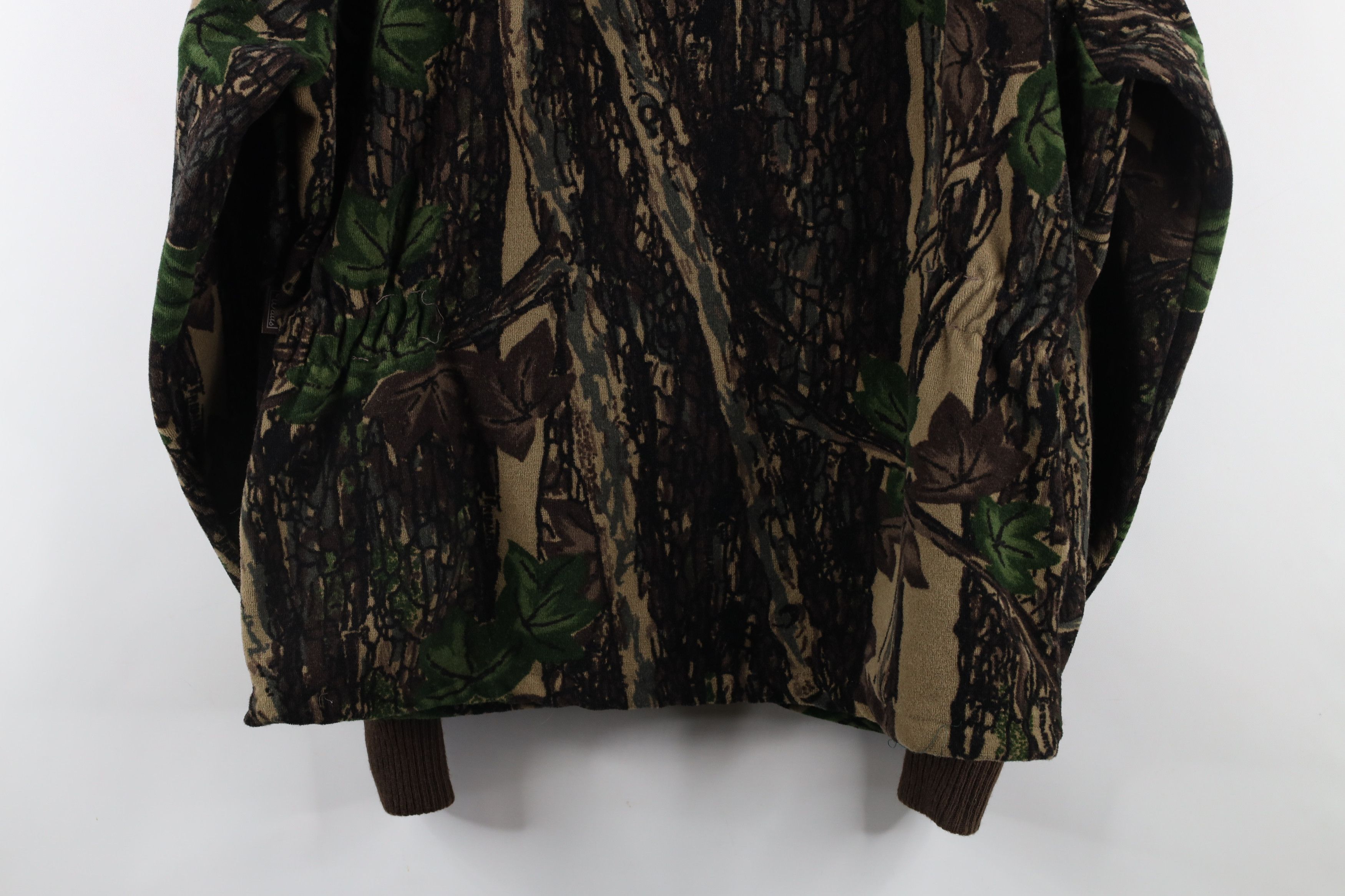 Vintage × Walls Vintage 90s Walls Camouflage Soft Cloth Bomber Jacket USA Size US L / EU 52-54 / 3 - 12 Thumbnail