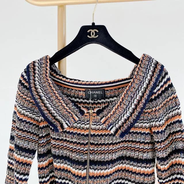 Chanel Chanel Knitted cardigan coat Size XS / US 0-2 / IT 36-38 - 3 Thumbnail
