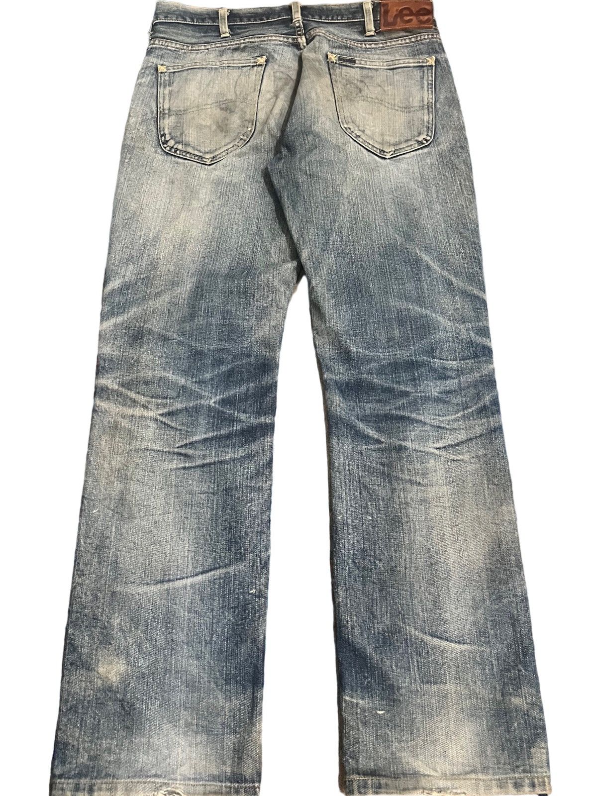 Alife × Lee Lee Rider “Organic” Distress denim Size US 33 - 7 Thumbnail