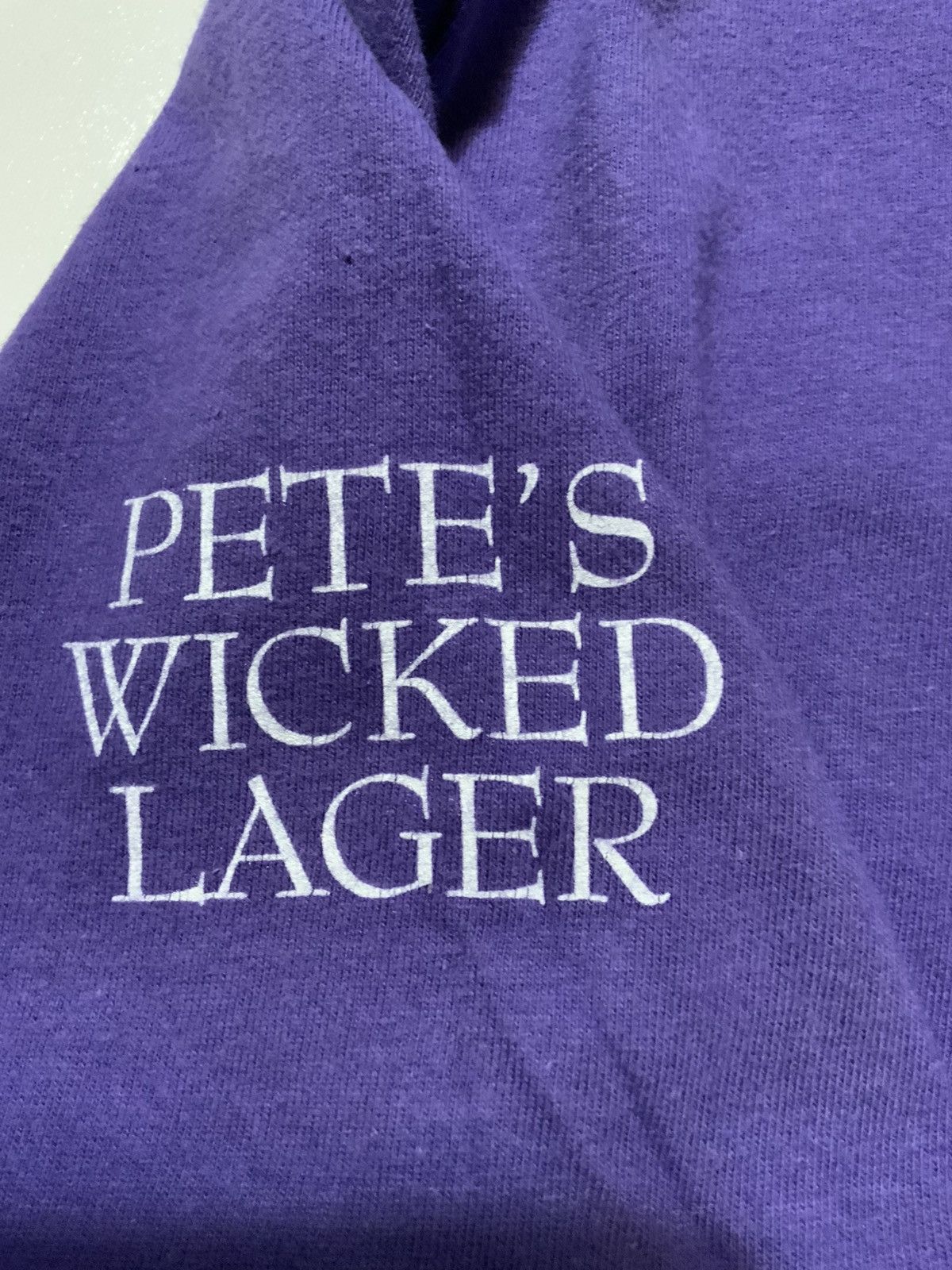 Vintage VTG 90s Petes Wicked Ale Beer Get Wicked Single T-Shirt Size US XL / EU 56 / 4 - 7 Thumbnail