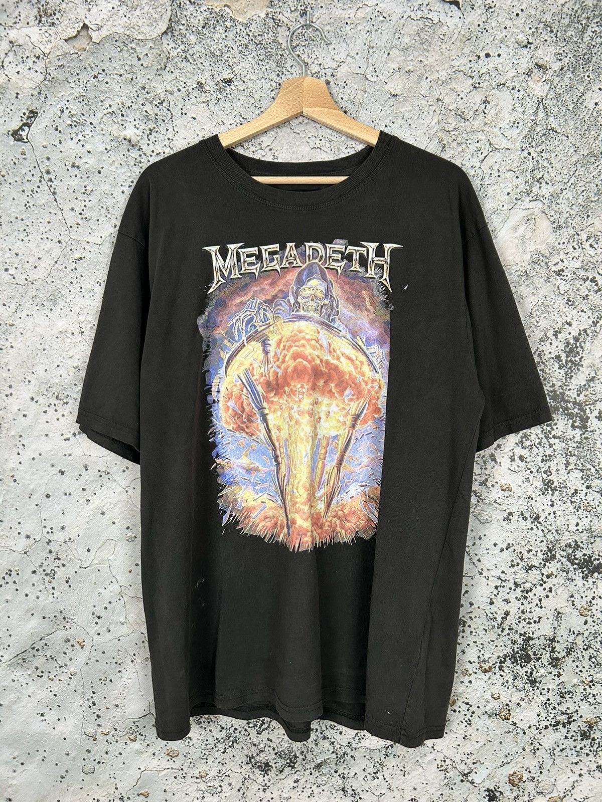Band Tees × Vintage Megadeth Rock Band Tee Metal Graphic Vintage Rare Size US XL / EU 56 / 4 - 1 Thumbnail