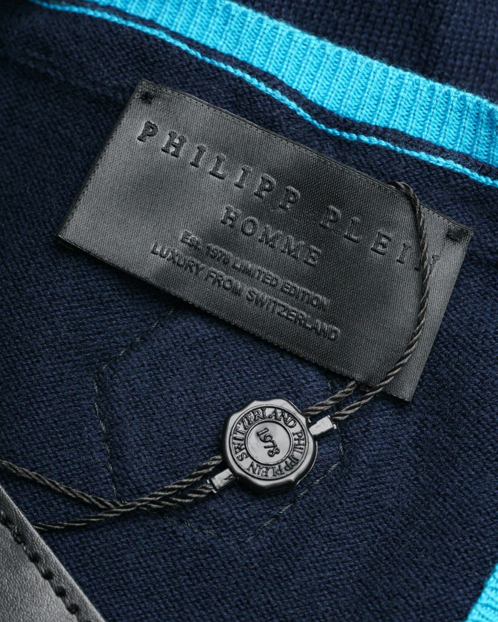 Philipp Plein PHILIPP PLEIN / HM325201 “HEADING” SHORT SLEEVE CARDIGAN Size US M / EU 48-50 / 2 - 5 Thumbnail