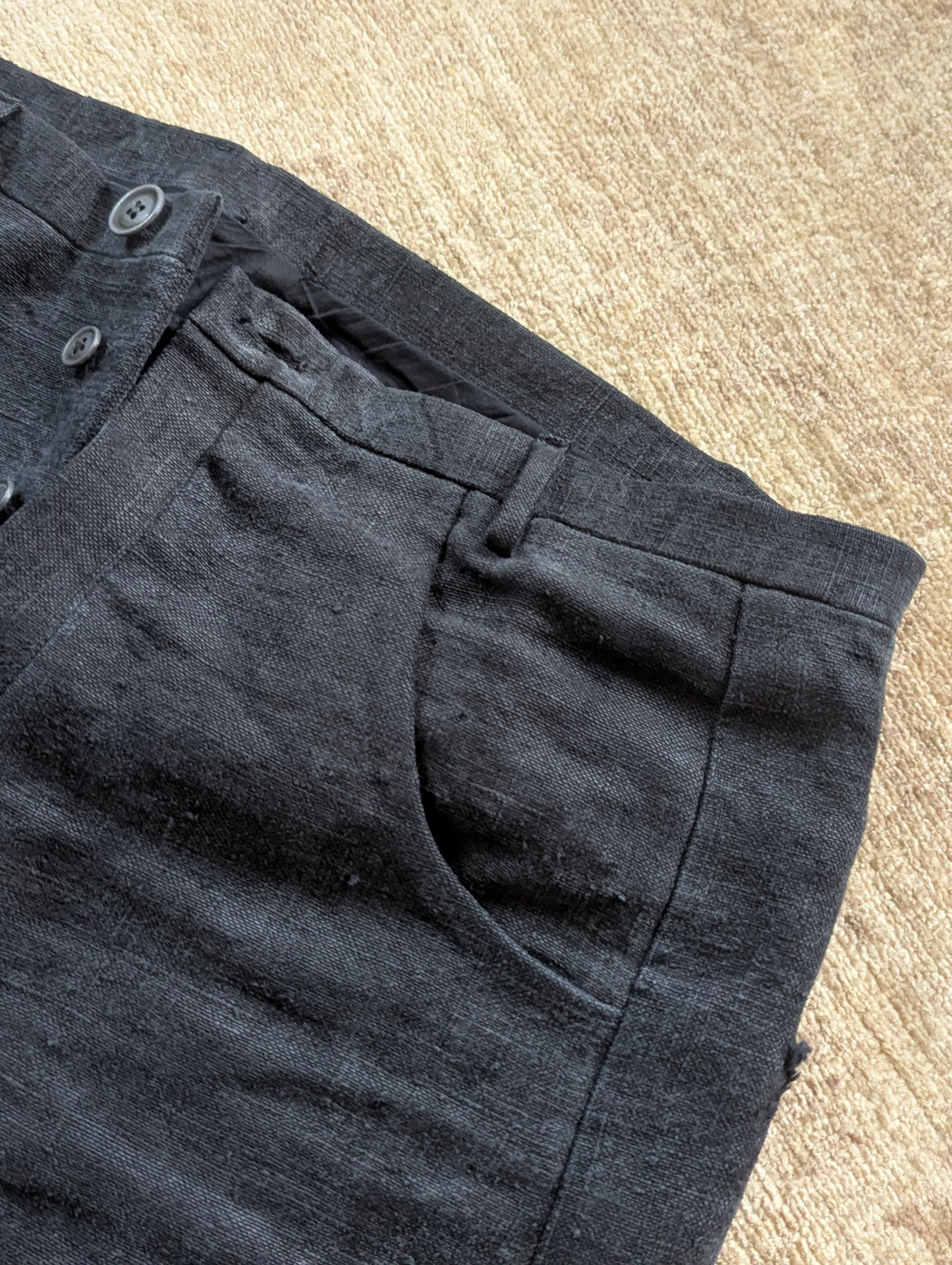 Label Under Construction Vintage Military Tent Jeans Size US 38 / EU 54 - 3 Thumbnail