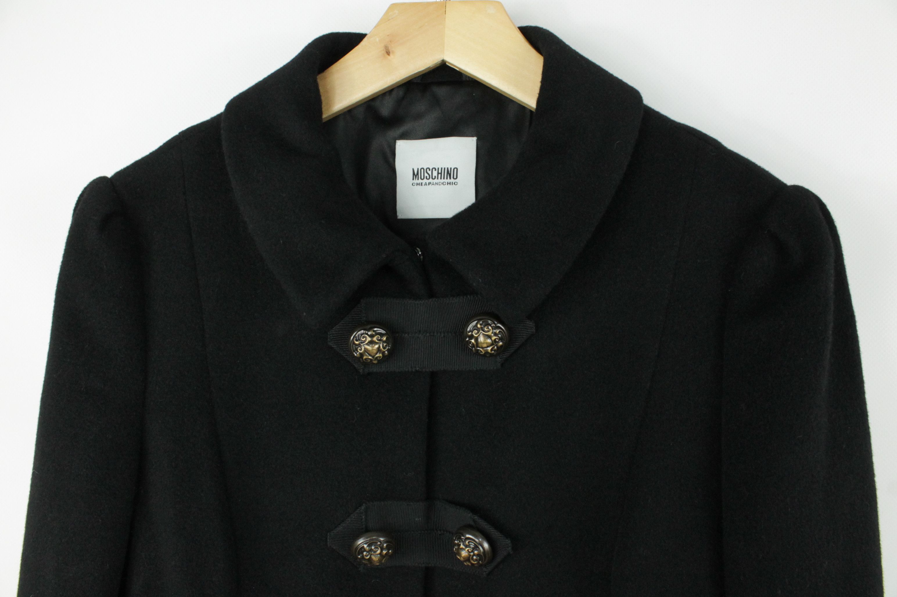 Moschino Moschino Cheap And Chic Angora Wool Military Jacket Women's Size M / US 6-8 / IT 42-44 - 2 Thumbnail