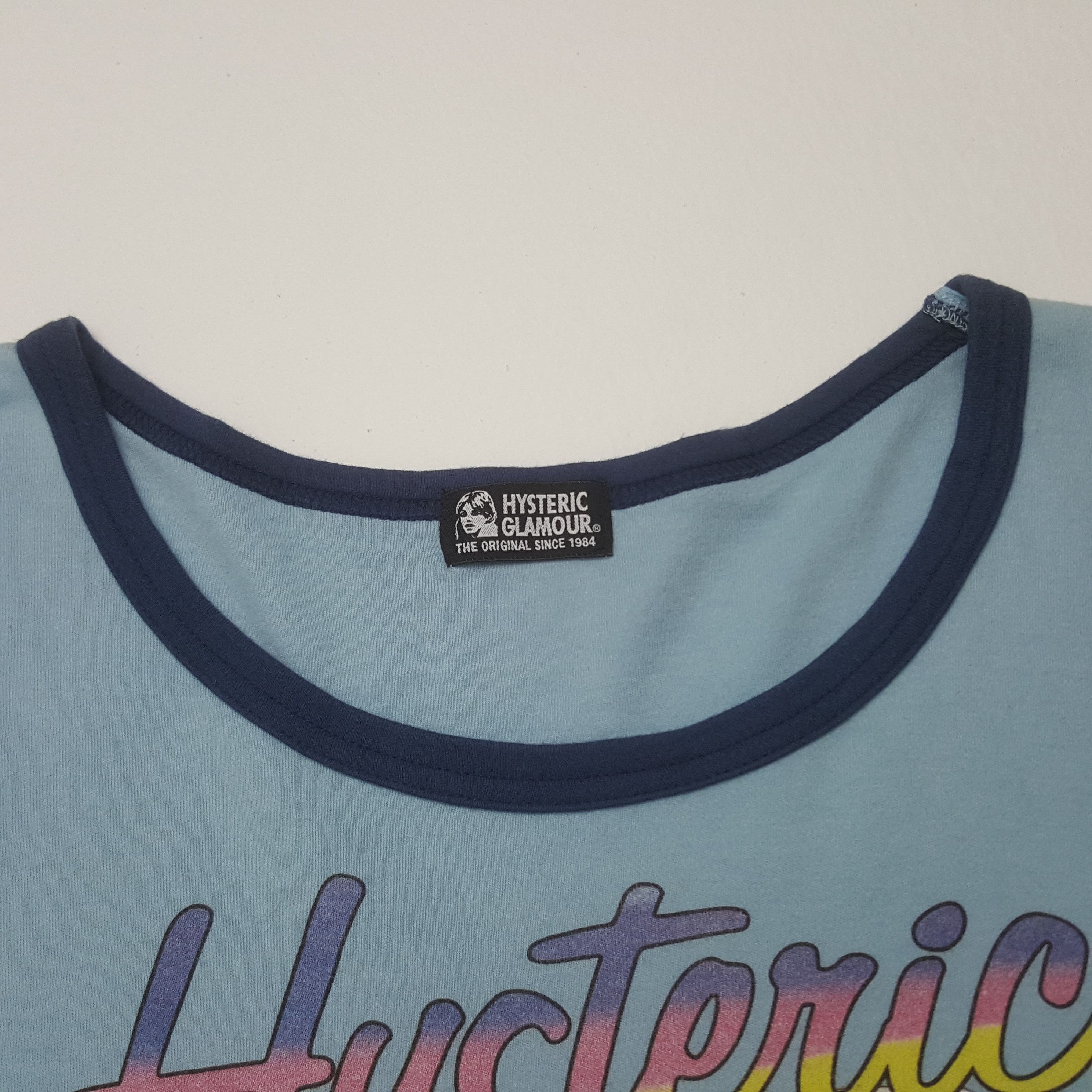 Vintage Hysteric Glamour Racing Style Long Sleeve Tshirt