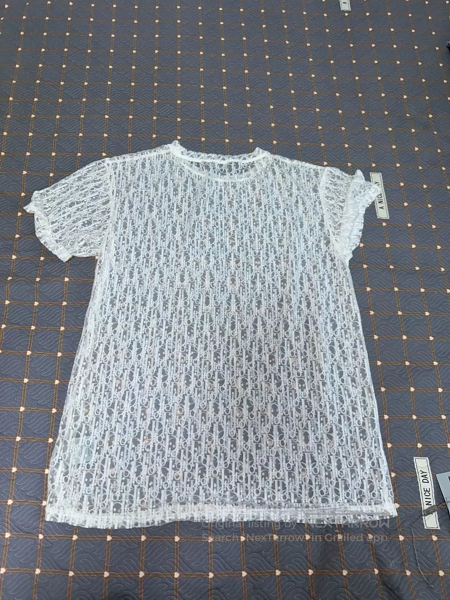 Dior dior transparent short sleeve logo t-shirt. Size US M / EU 48-50 / 2 - 7 Thumbnail
