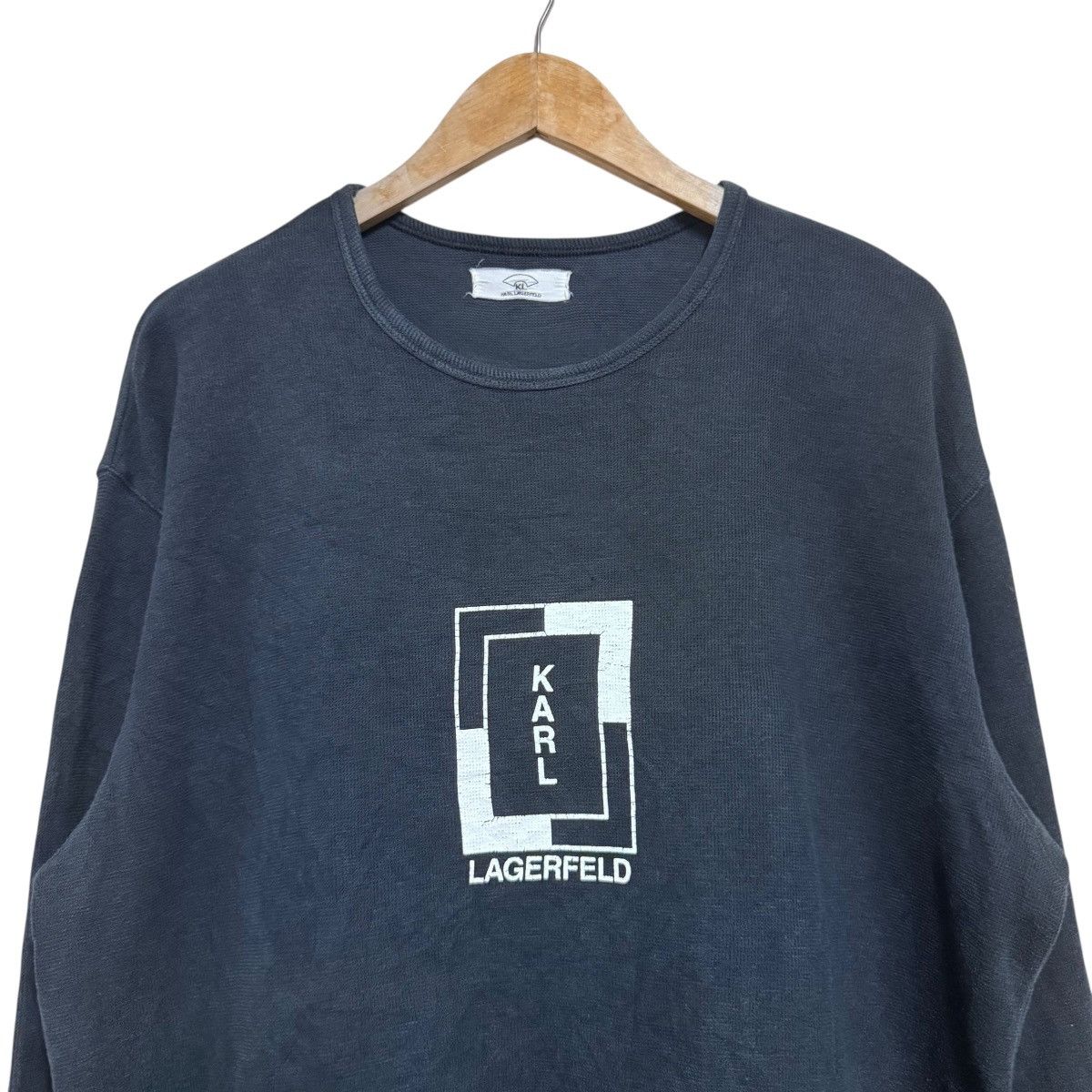 Karl Lagerfeld Karl Lagerfeld Box Logo Longsleeve Size US L / EU 52-54 / 3 - 3 Thumbnail