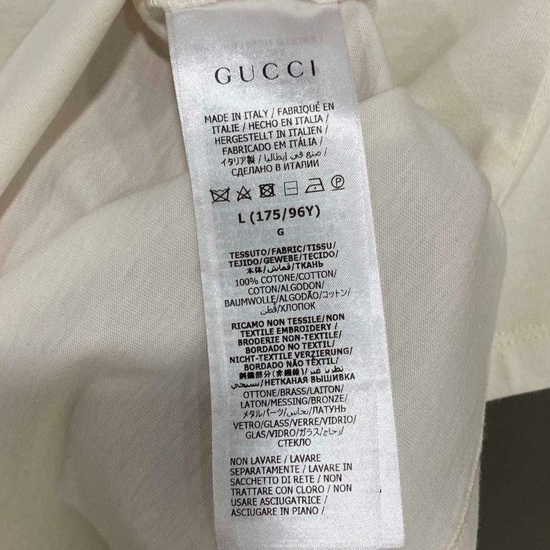 Gucci GUCCI Logo Short Sleeve TShirt-2505 Size L / US 10 / IT 46 - 6 Thumbnail