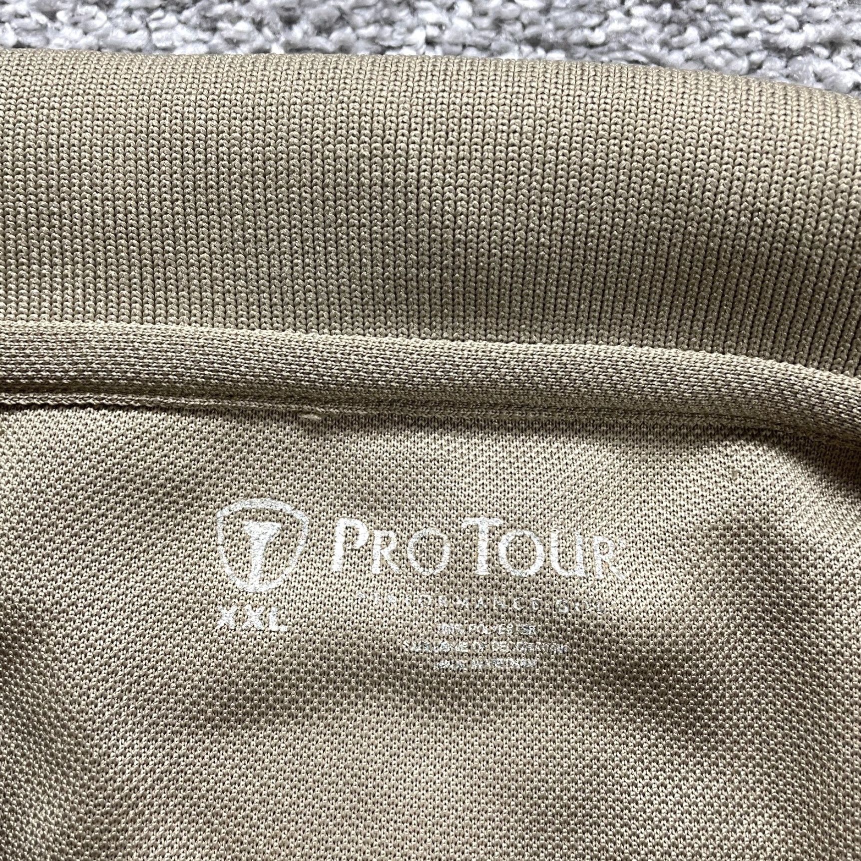 Vintage Pro Tour Polo Shirt Mens 2XL Brown Short Sleeve Collar Polo Shirt Mens 2XL Brown Pro Tour Classic Outdoor Sports Size US XXL / EU 58 / 5 - 4 Thumbnail