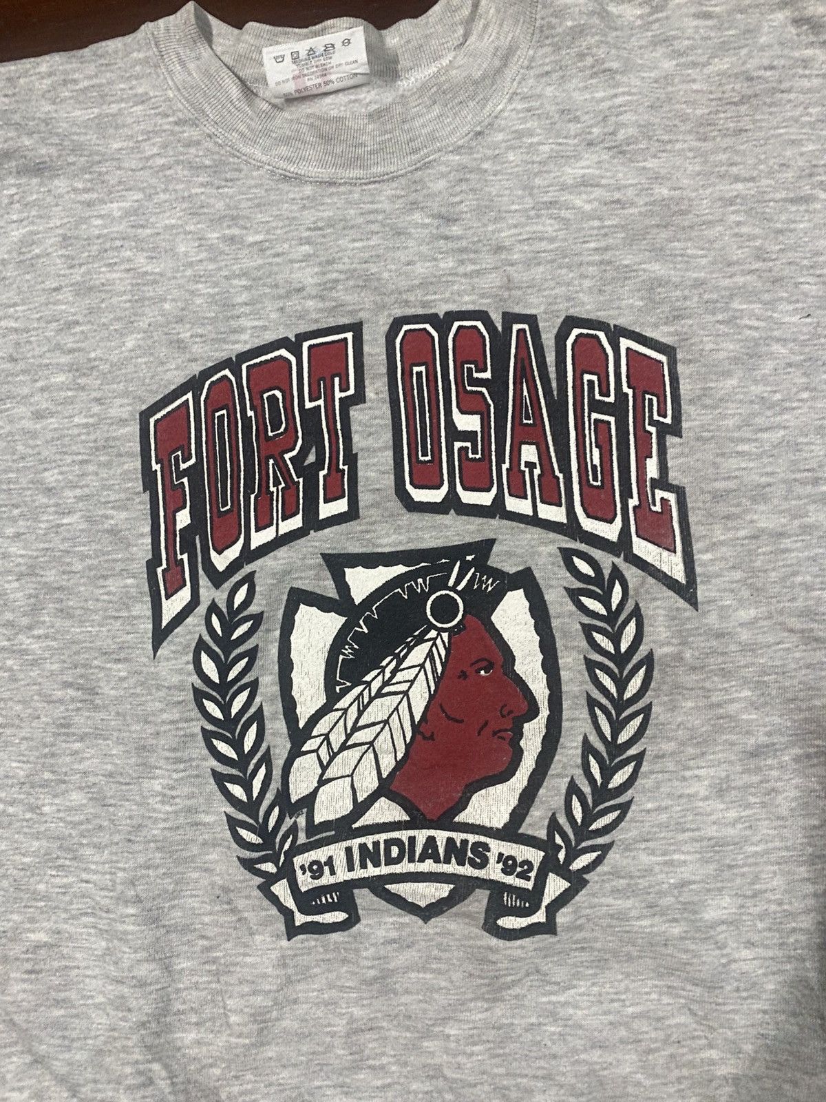 Vintage VINTAGE 90s FORT OSAGE indian over print Size US XL / EU 56 / 4 - 6 Thumbnail