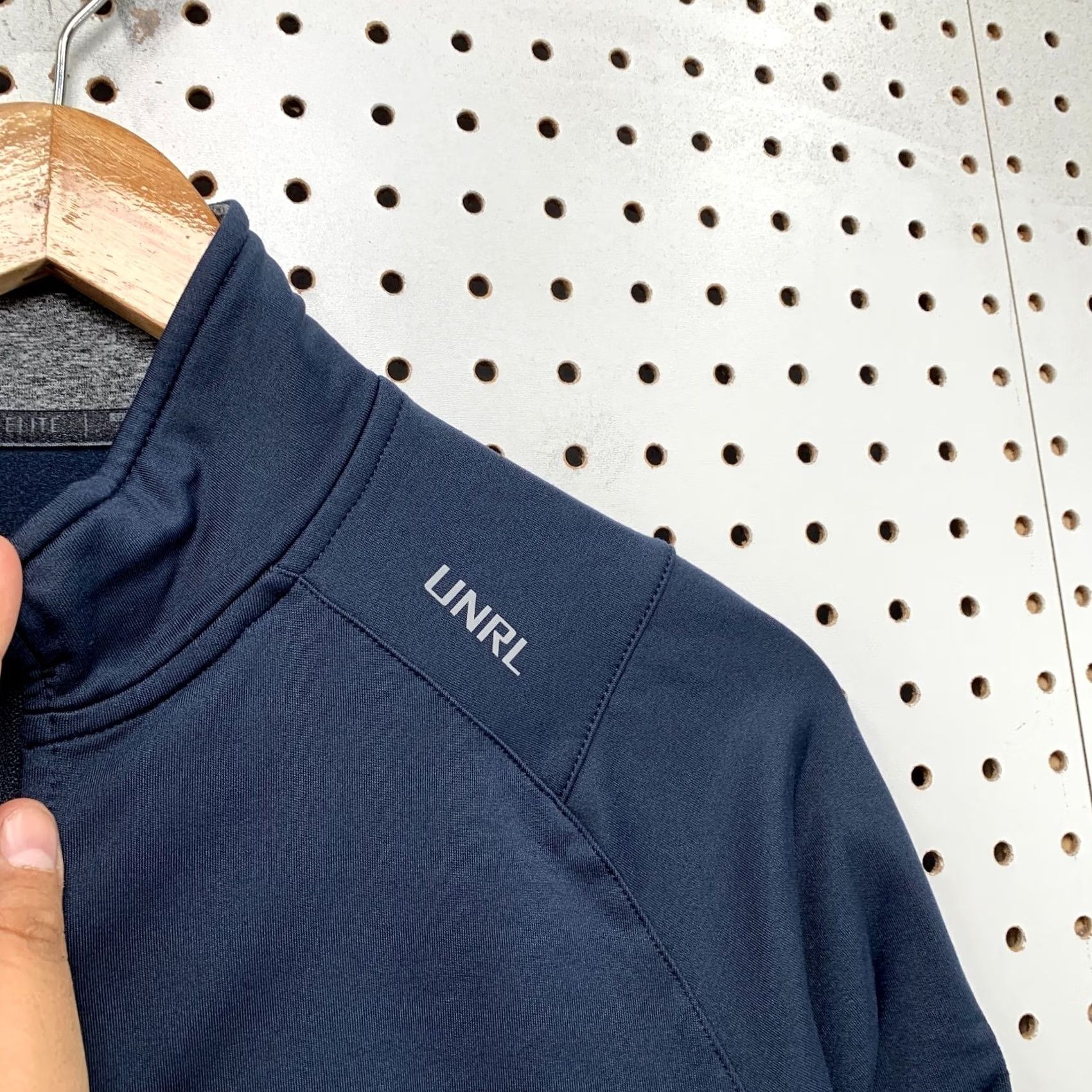 Vintage UNRL Barstool Golf 1/4 Zip Pullover Mens Small Navy Blue Preppy Long Sleeve Shirt Size US S / EU 44-46 / 1 - 6 Thumbnail