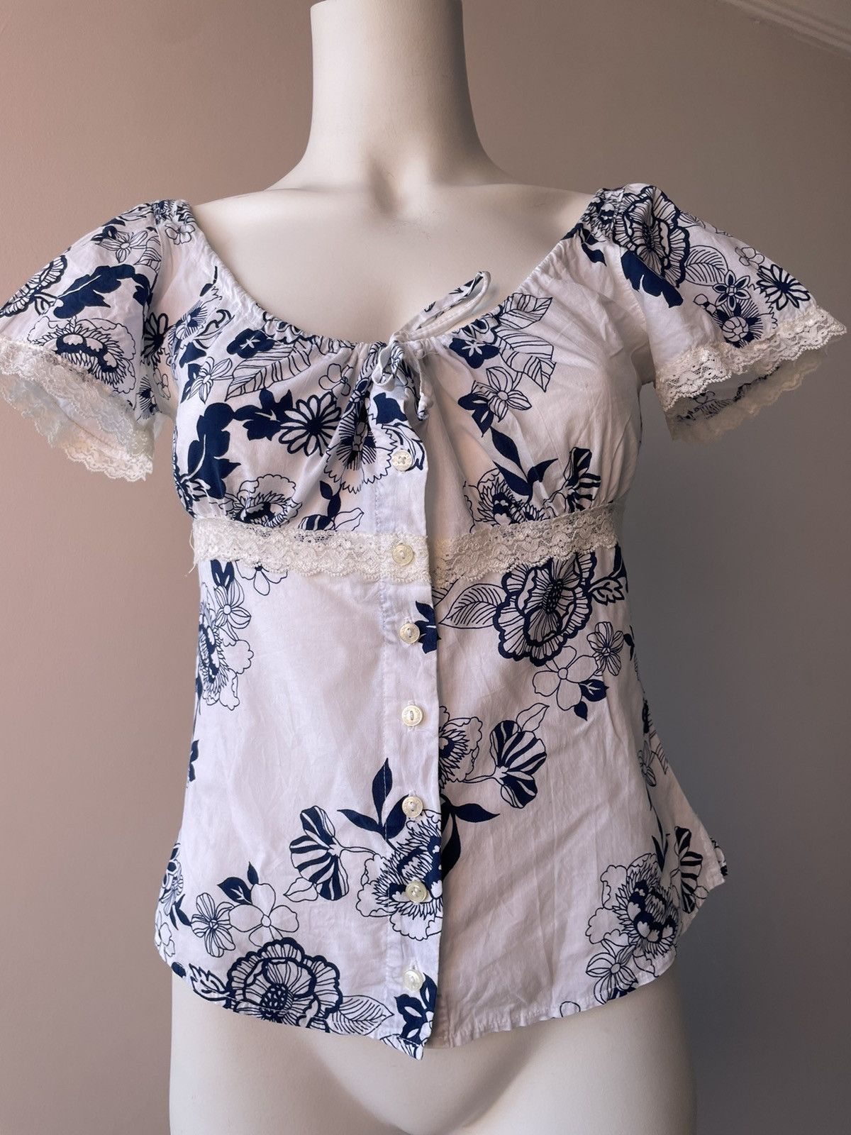 Vintage Y2k Adil isik blouse Size XS / US 0-2 / IT 36-38 - 8 Thumbnail