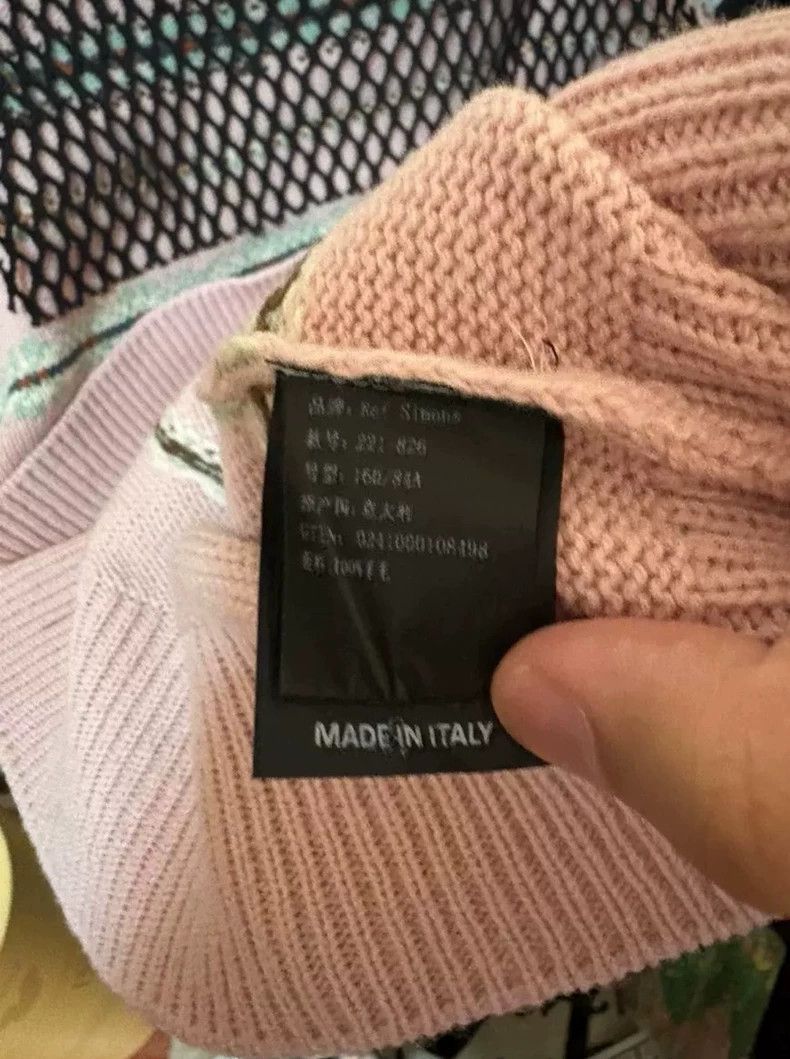 Raf Simons Raf simons 22ss mesh stitching Fair Island patterned wooll Size US S / EU 44-46 / 1 - 3 Thumbnail