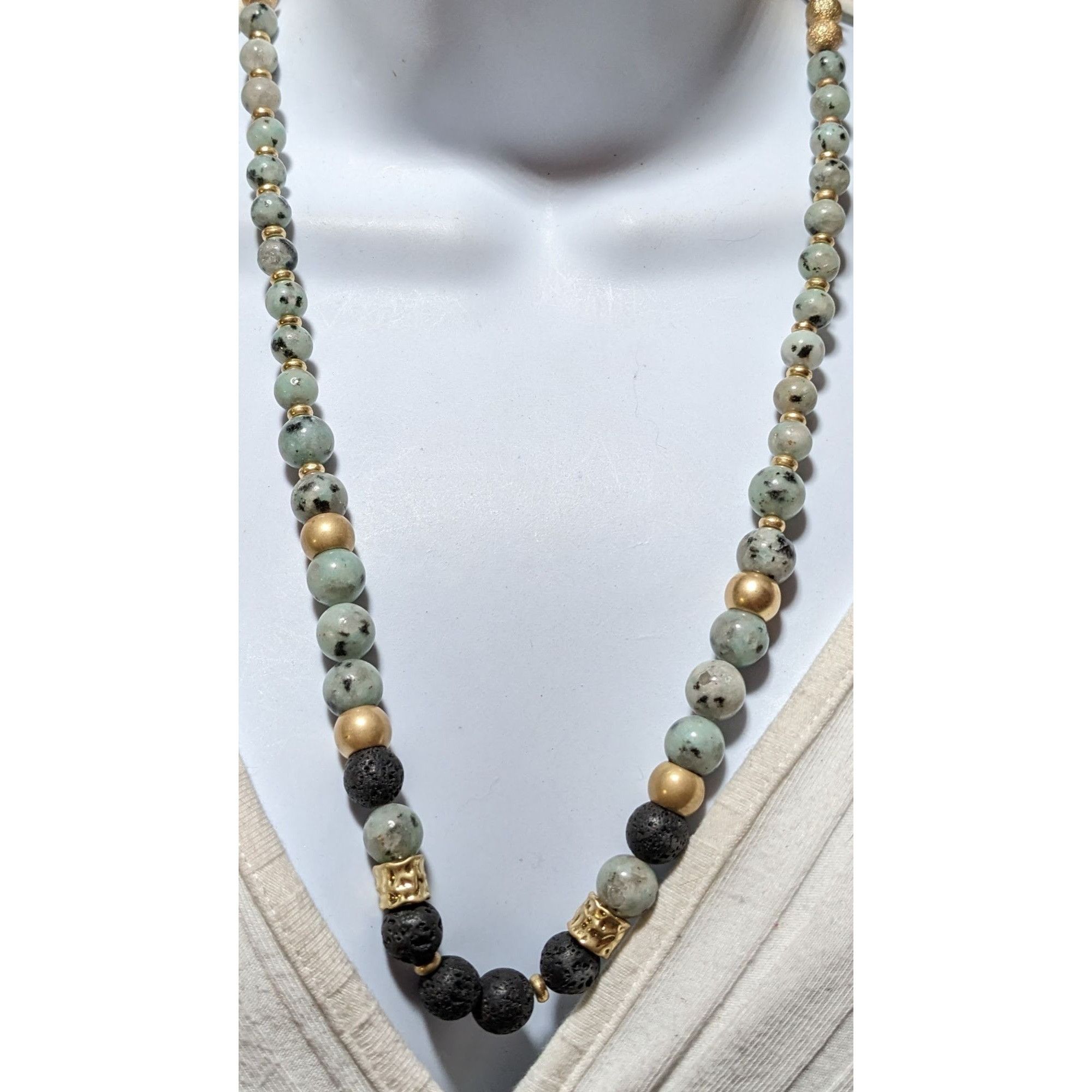 Other Lava Agate Beaded Necklace Size ONE SIZE - 5 Thumbnail